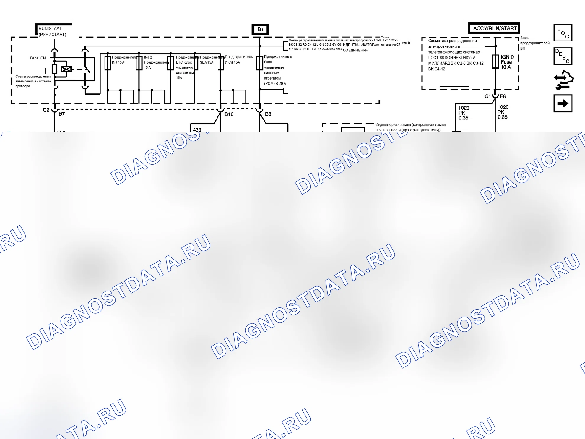 Рис. 63: Схема управления двигателем. Chevrolet Cab & Chassis Silverado 3500 