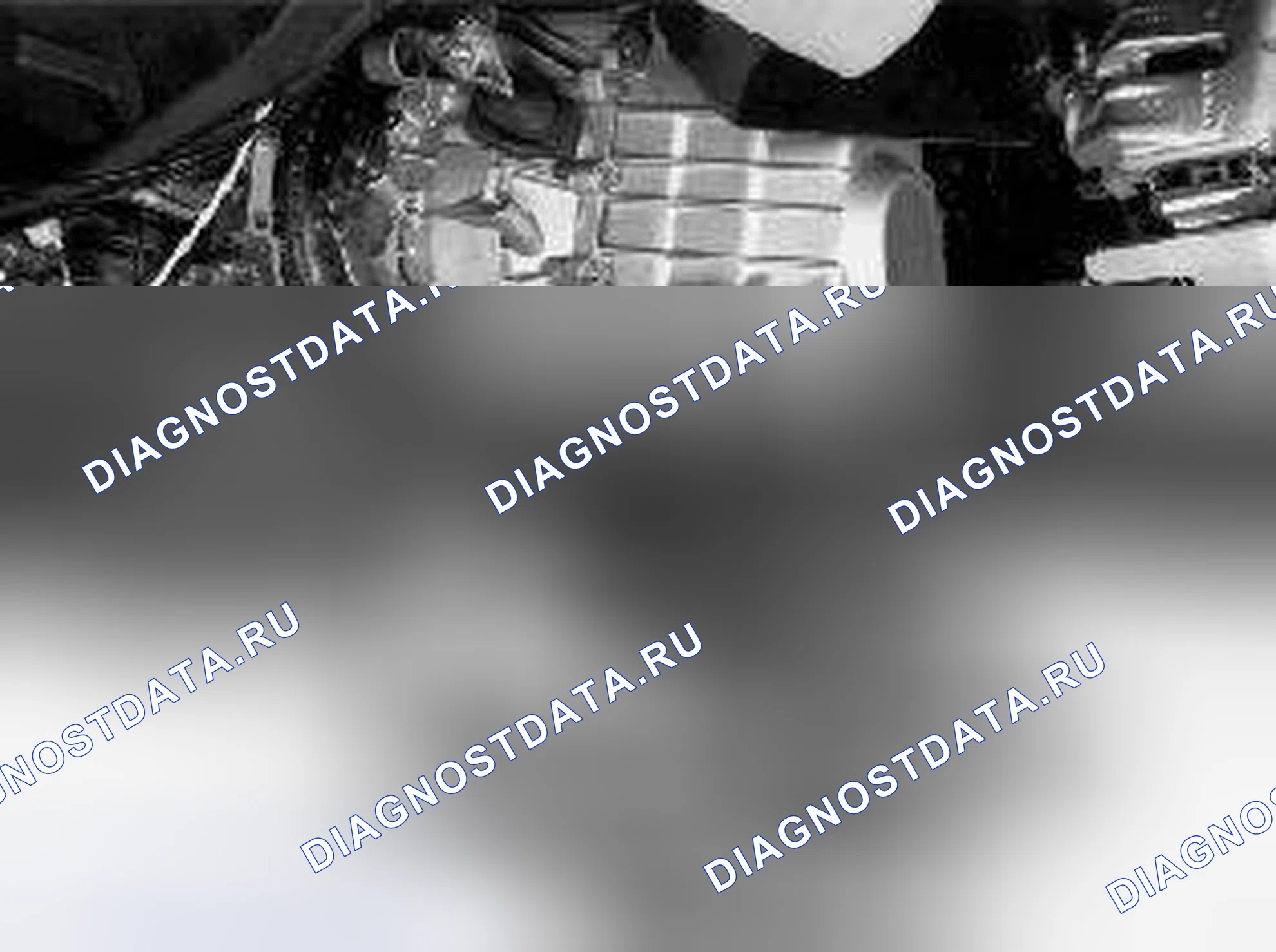 Рис. 51: Снятие коробки передач. Volvo C70 I