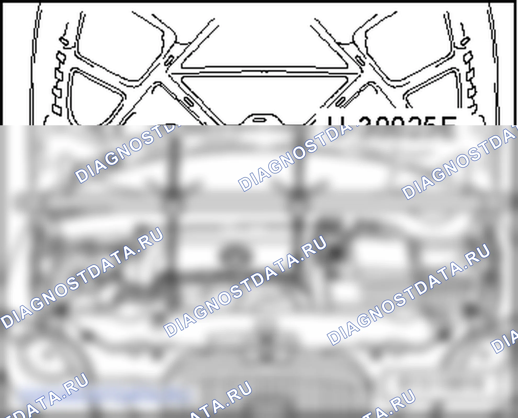 Подрамник. SEAT Altea I