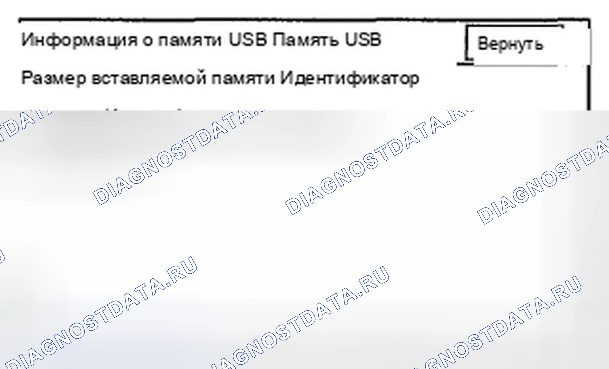 Рис. 438: Информация о памяти USB. Acura TSX II