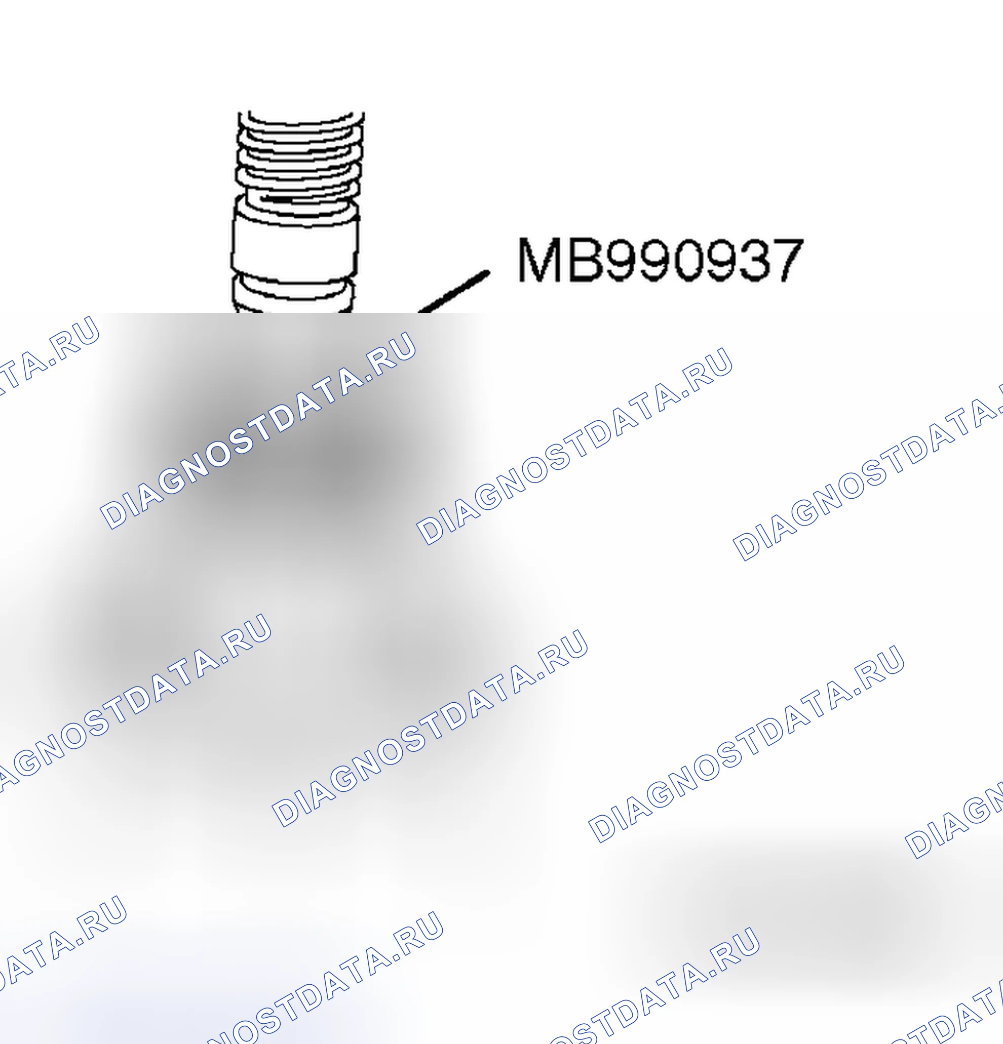 Рис. 346: > > A < < МОНТАЖ КОНИЧЕСКОГО РОЛИКОПОДШИПНИКА. Mitsubishi Endeavor I