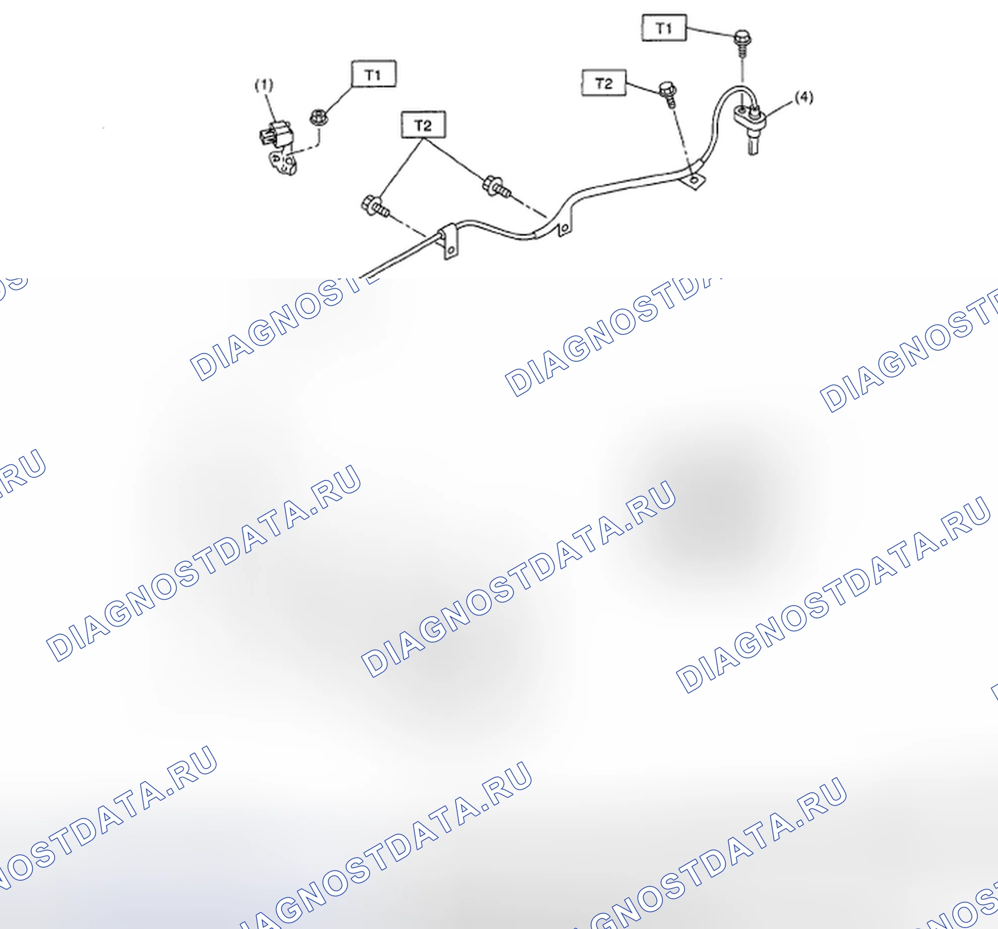 Рис. 90: ДАТЧИК СКОРОСТИ КОЛЕСА ABS. Subaru Legacy BL/BP рестайлинг