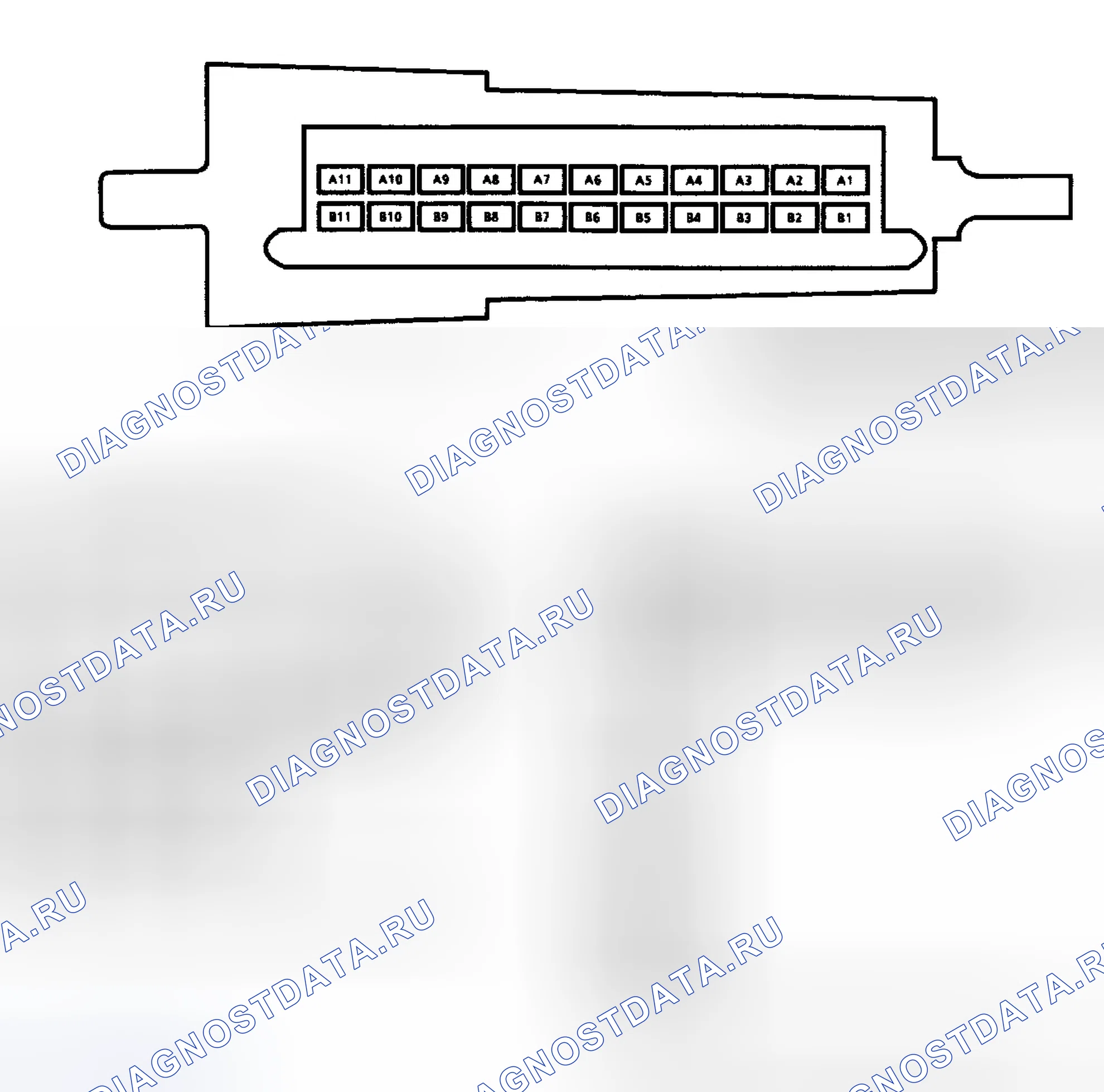 Рис. 10: Тестирование контактов С1 разъема панели приборов (IPC) (Roadmaster). Buick Regal III
