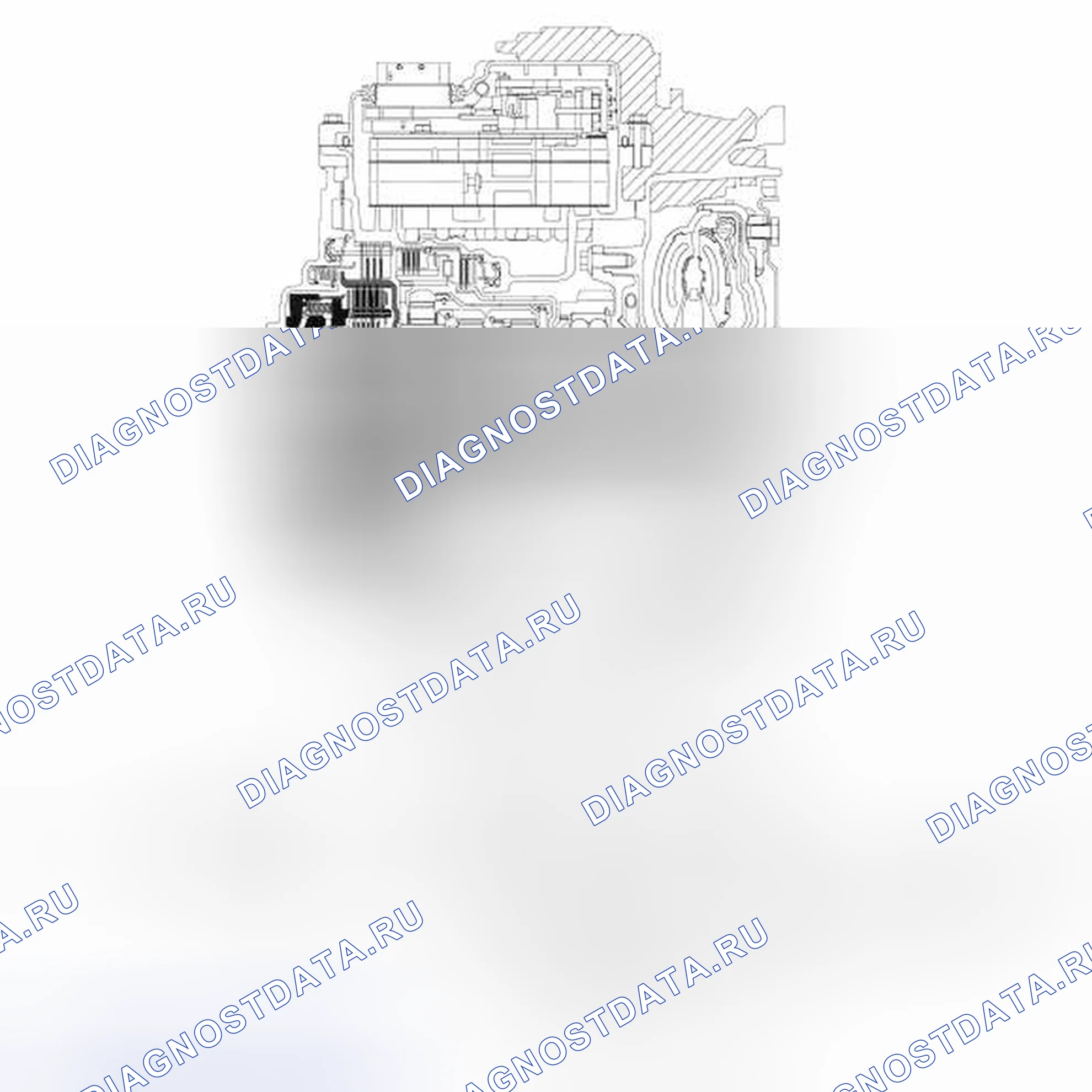 Рис. 99: Прямое (3, 5, R) сцепление. Hyundai Lafesta I рестайлинг