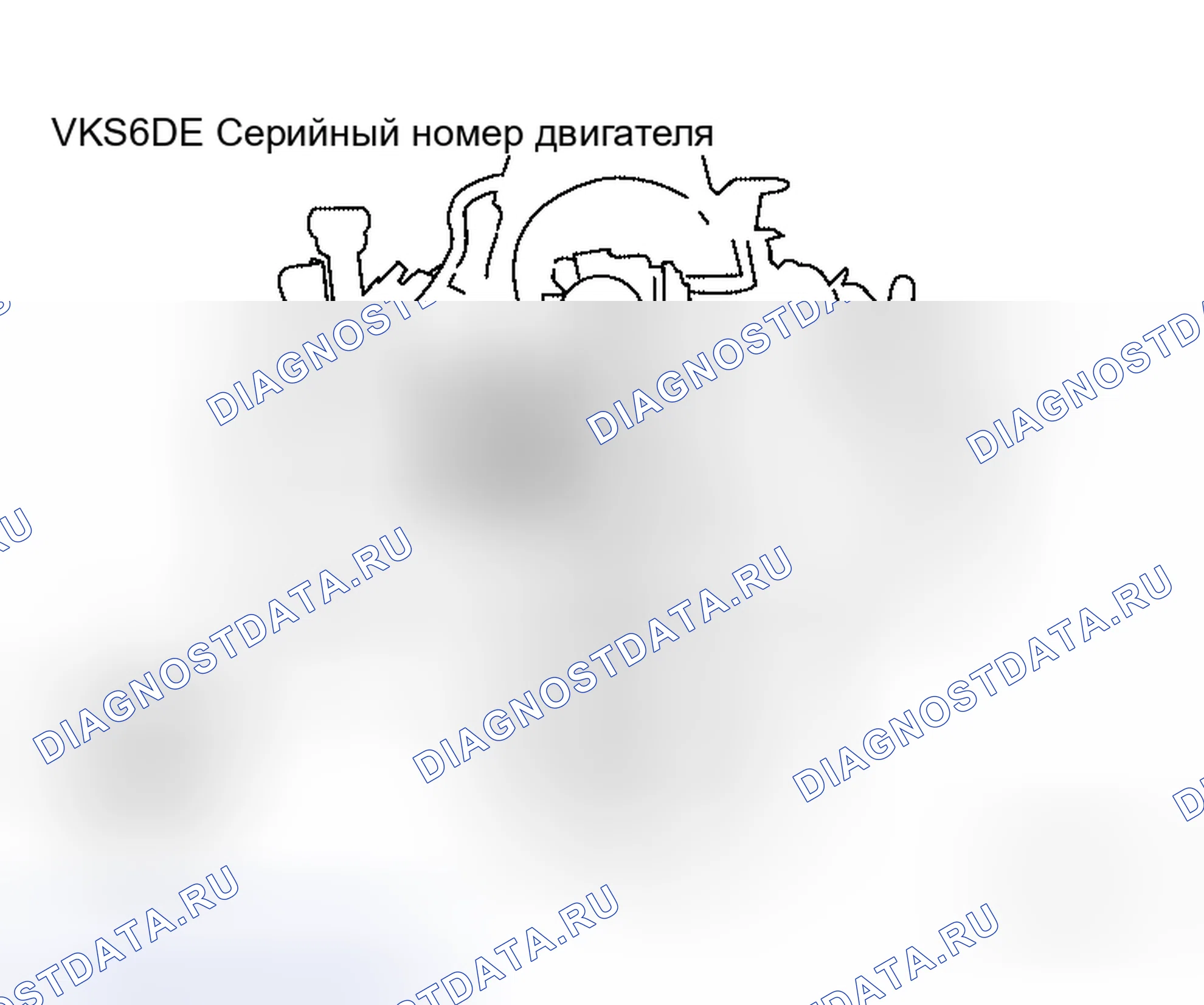 Рис. 5: СЕРИЙНЫЙ НОМЕР ДВИГАТЕЛЯ. Honda Torneo I