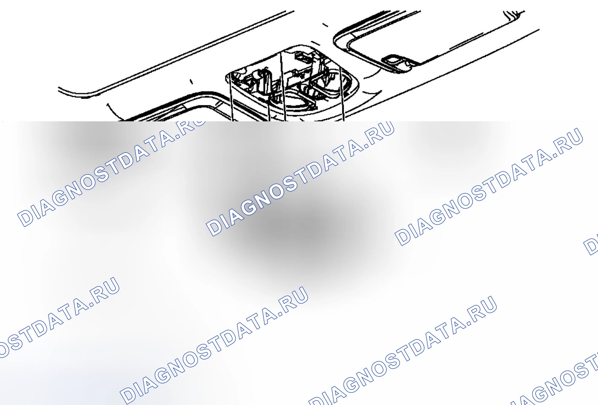 Рис. 78: Замена консоли крыши. Chevrolet Malibu VIII