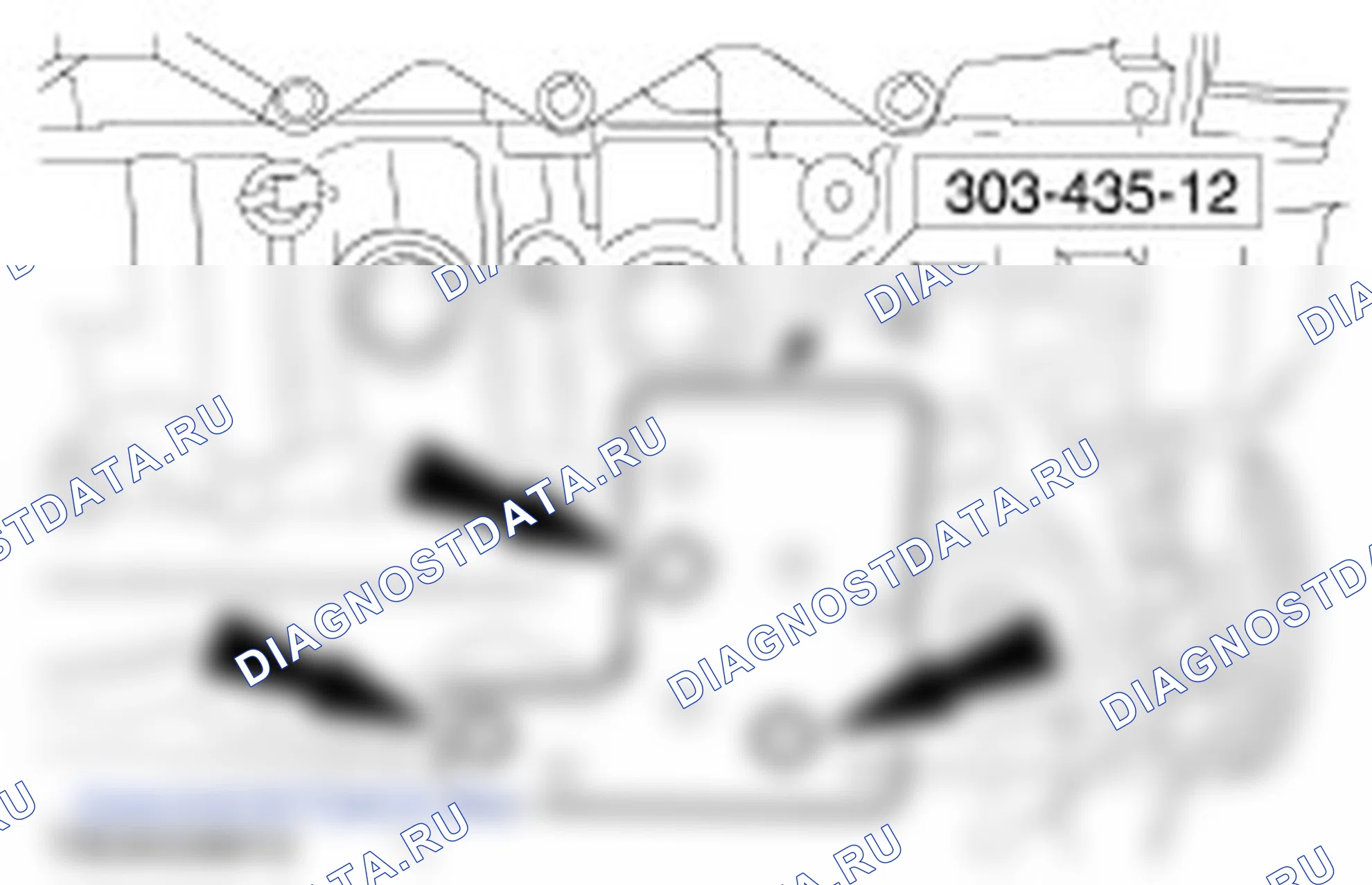 Разборка двигателя. Ford Transit Connect I
