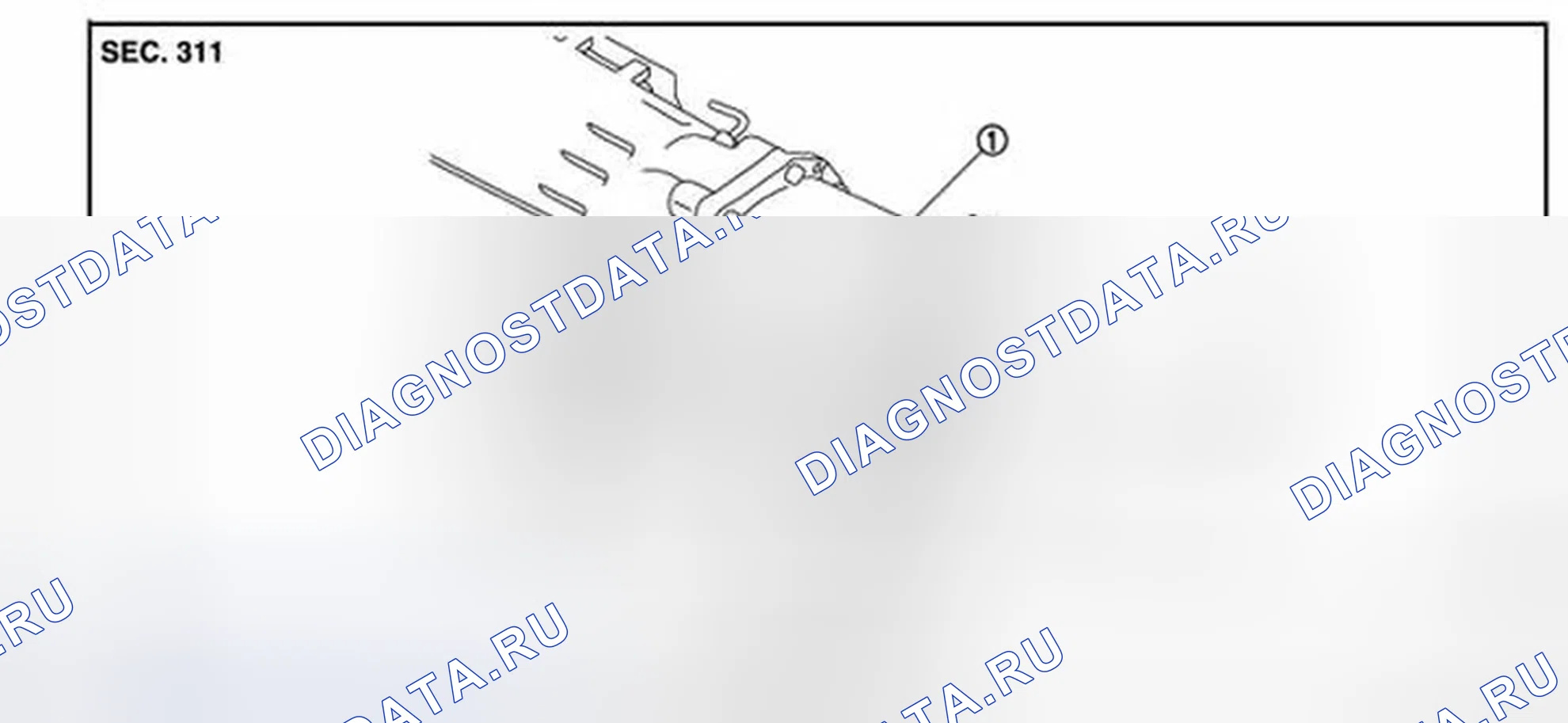 Рис. 59: AWD: Разнесенный вид. Infiniti FX35 II рестайлинг