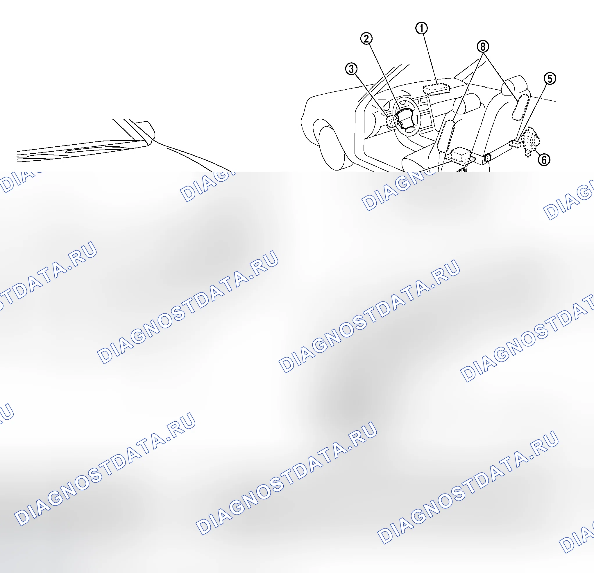 Рис. 87: Расположение компонентов. Infiniti G35 III