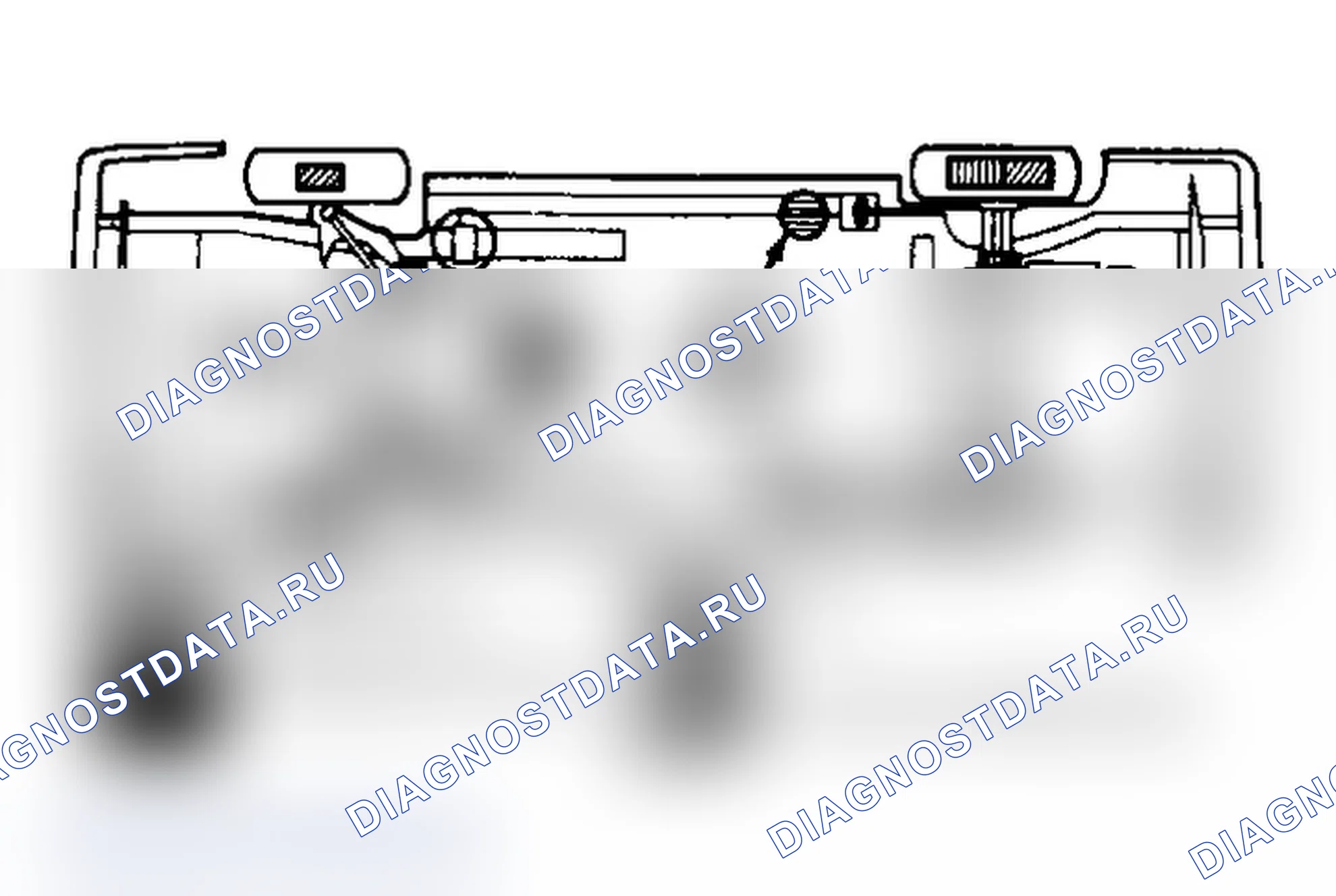 Рис. 5: Подъемные точки (Horizon и Omni) Предоставлено Chrysler Motors.. Dodge Dynasty I