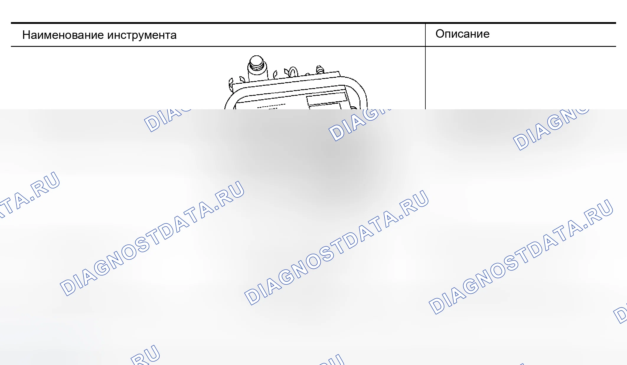 Рис. 190: Инструменты коммерческого обслуживания. Infiniti Q45 III