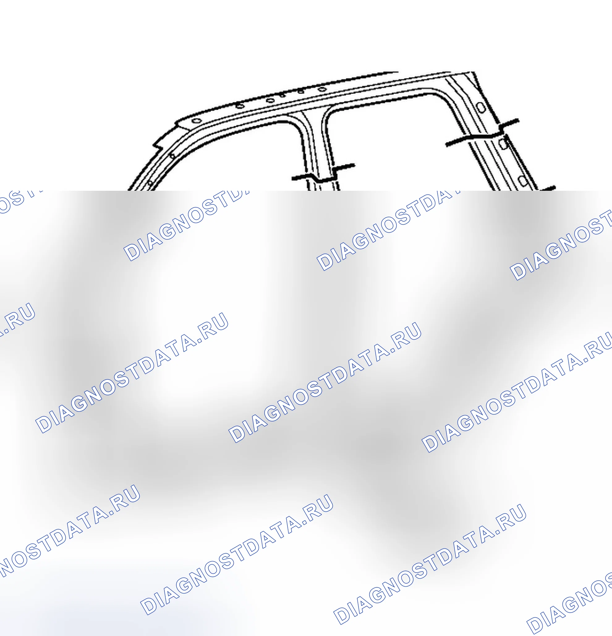 Рис. 11: Порядок демонтажа. Chevrolet TrailBlazer I рестайлинг