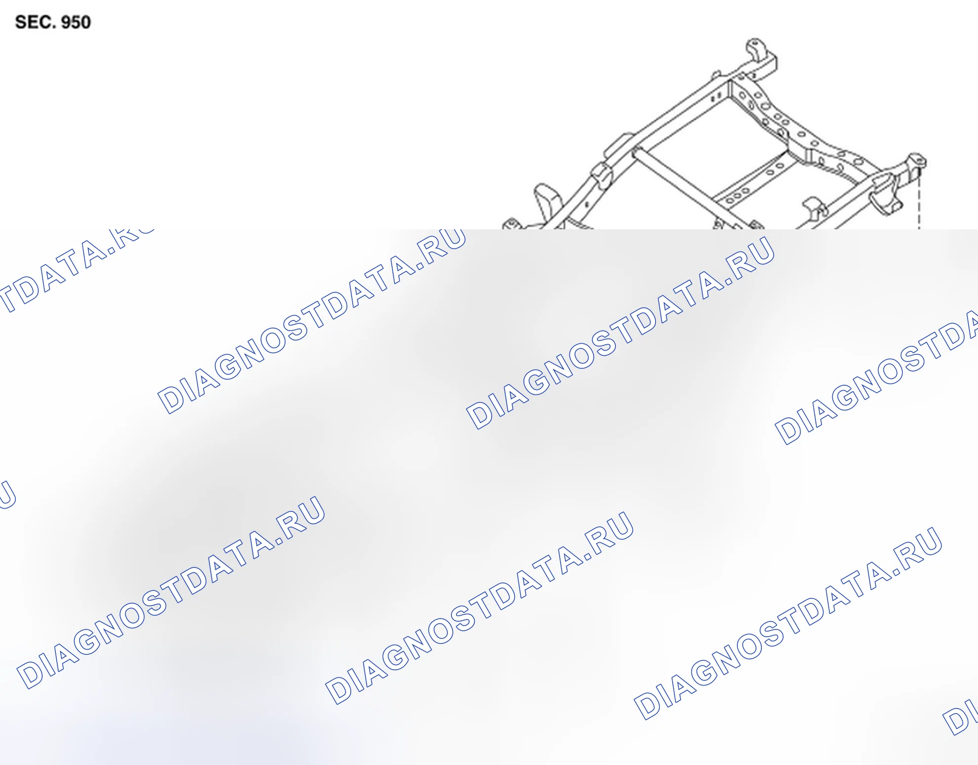 Рис. 48: Крепление кузова, кабина экипажа. Honda Today I