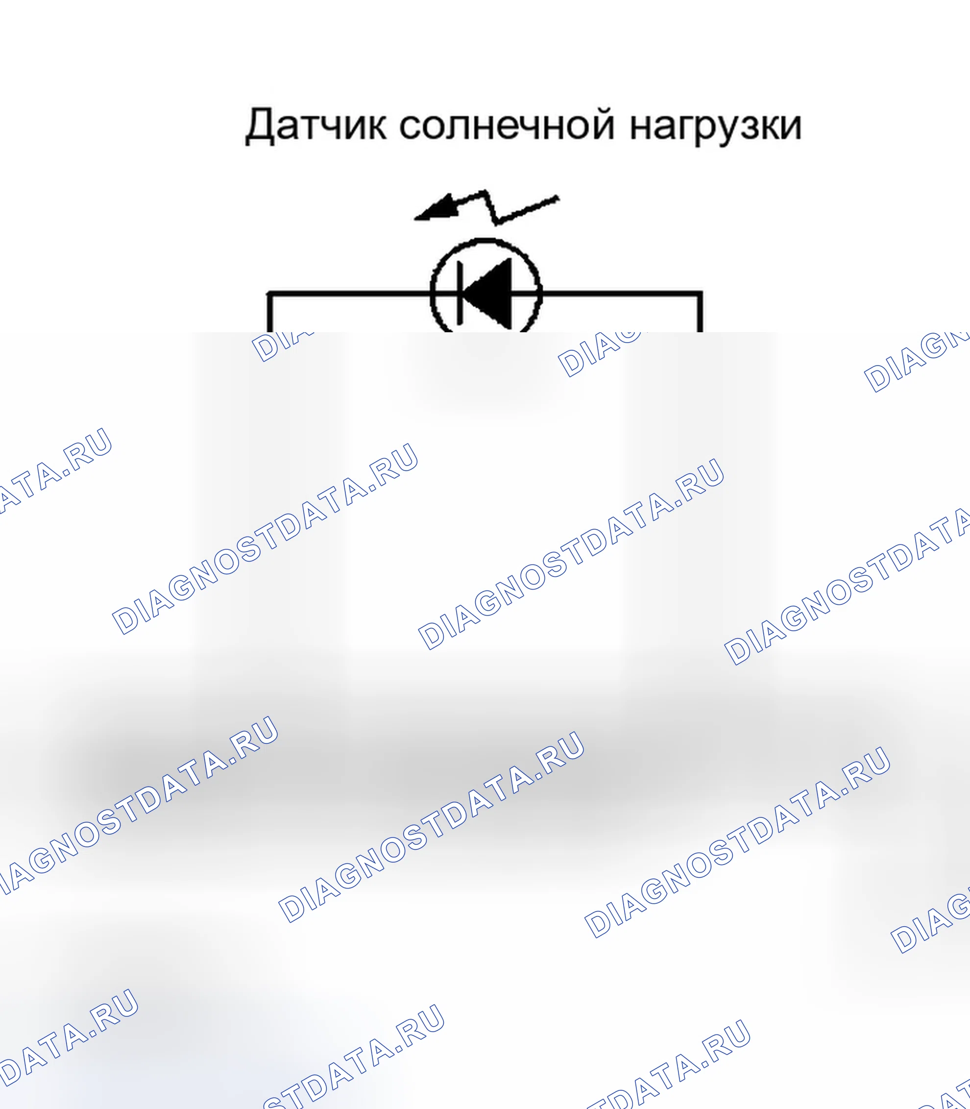 Рис. 371: ДИАГНОСТИЧЕСКАЯ ПРОЦЕДУРА ДЛЯ ДАТЧИКА СОЛНЕЧНОЙ НАГРУЗКИ. Infiniti G35 III