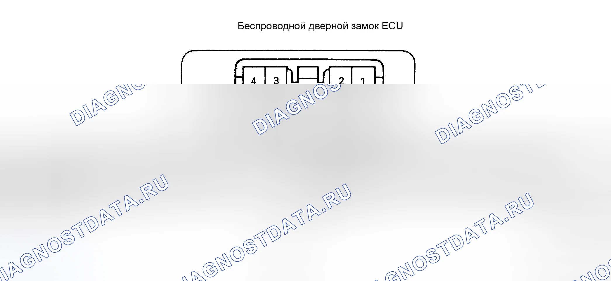 Рис. 61: БЕСПРОВОДНЫЙ БЛОК УПРАВЛЕНИЯ ДВЕРНЫМ ЗАМКОМ. Lexus ES XV10