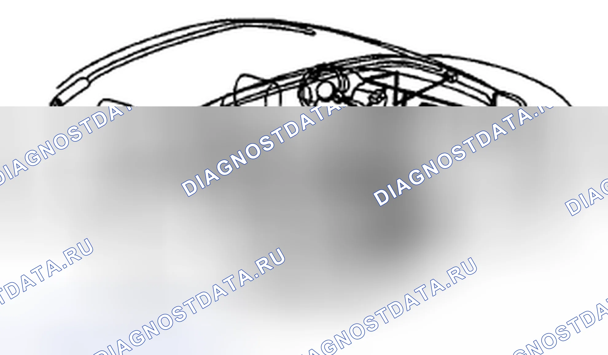Рис. 207: ЖГУТ ПОДУШЕК БЕЗОПАСНОСТИ. Subaru Impreza GH