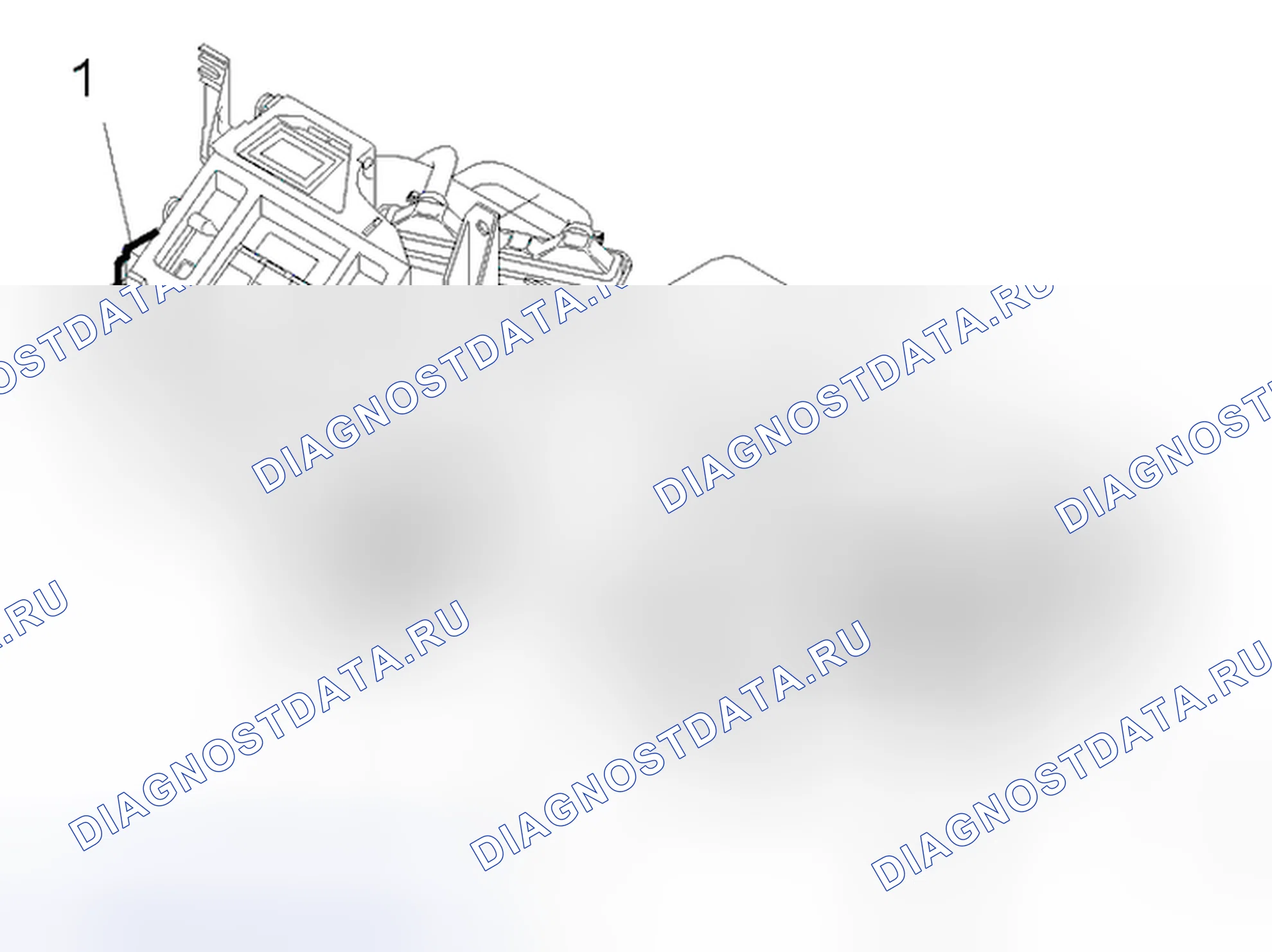 Рис. 470: Блок климат-контроля. Volvo V40 I рестайлинг