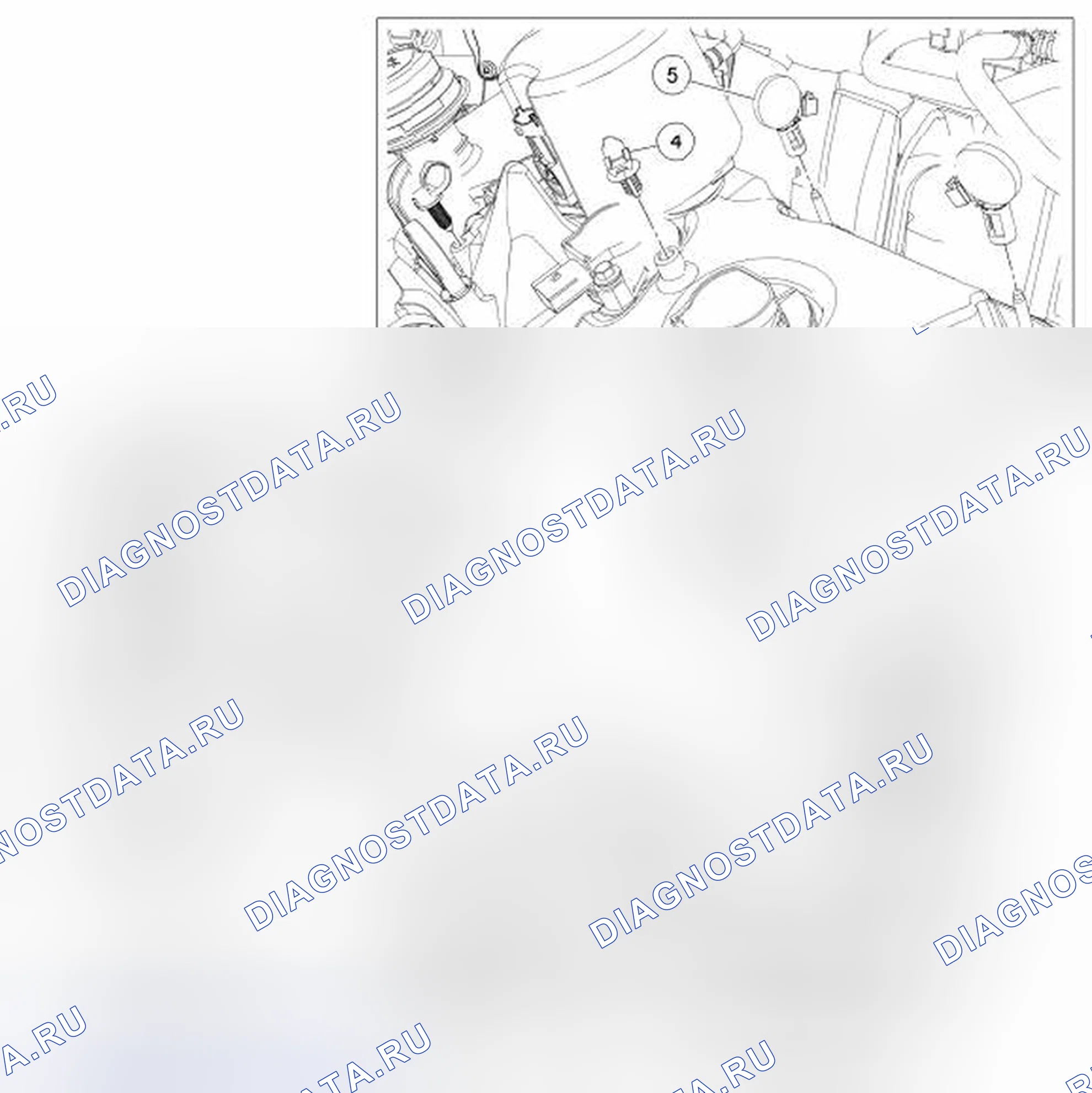 Рис. 1406: Впускной коллектор (вид 3 из 5). Hyundai ix55 I