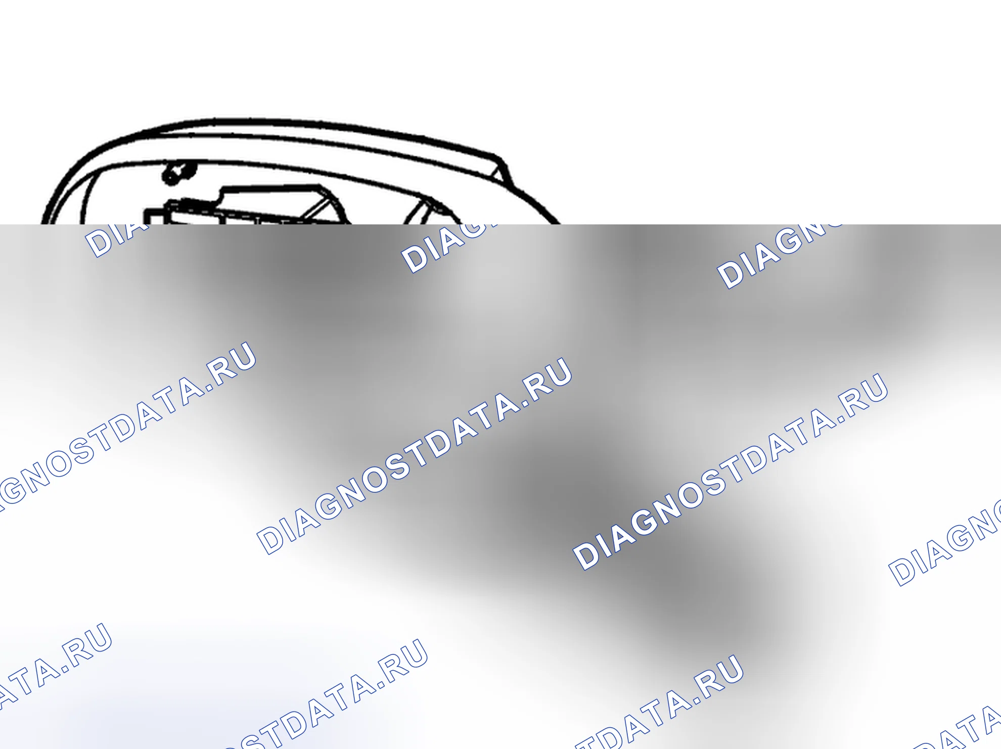 Рис. 53: Установка зеркального стекла. Volvo S60 I