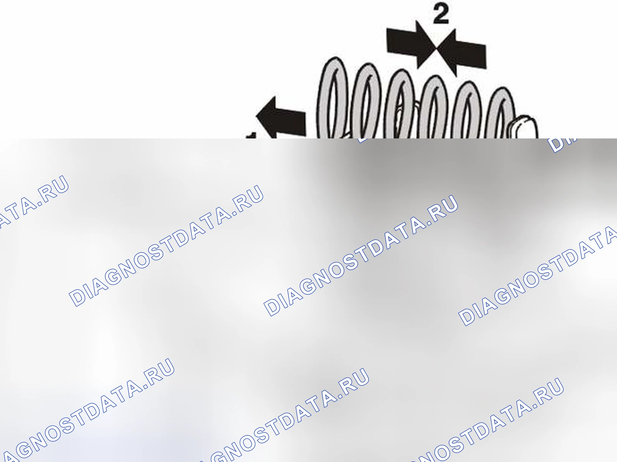 Рис. 18: Замена пружины. Volvo S40 I рестайлинг