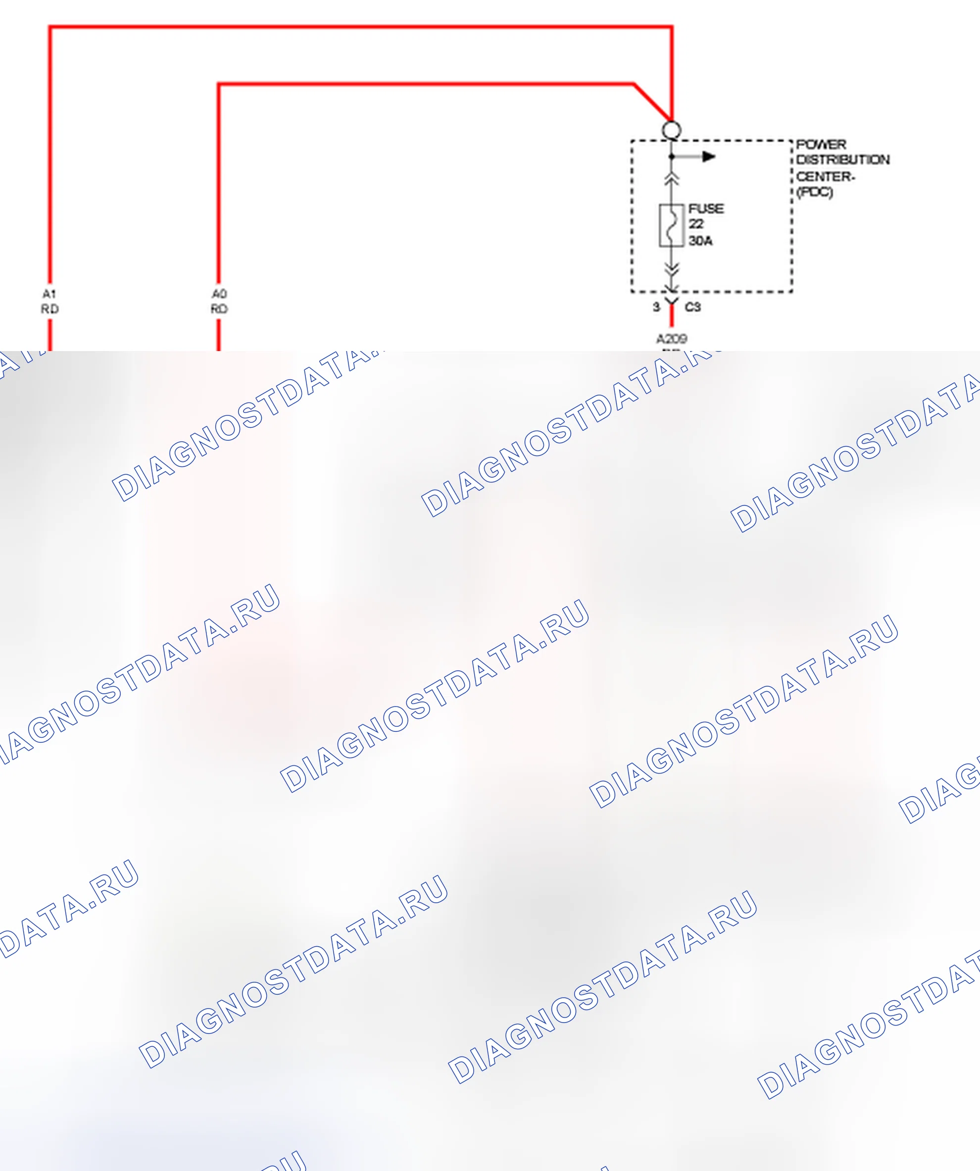 Рис. 319: P0562-БАТАРЕЯ / НИЗКОЕ НАПРЯЖЕНИЕ СИСТЕМЫ. RAM 1500 IV