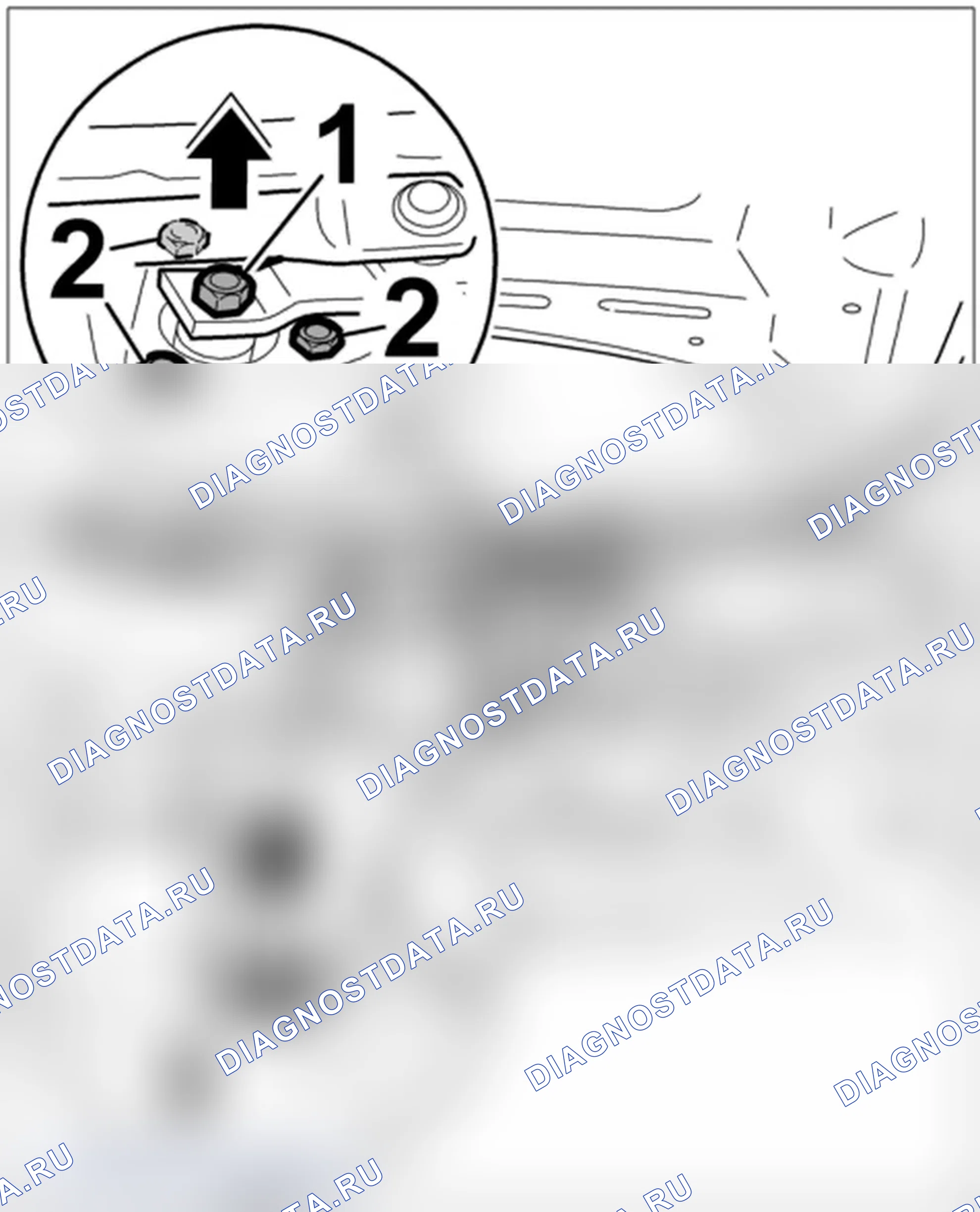 Рис. 19: Демонтаж двигателя стеклоочистителя. Porsche 911 GT3 997