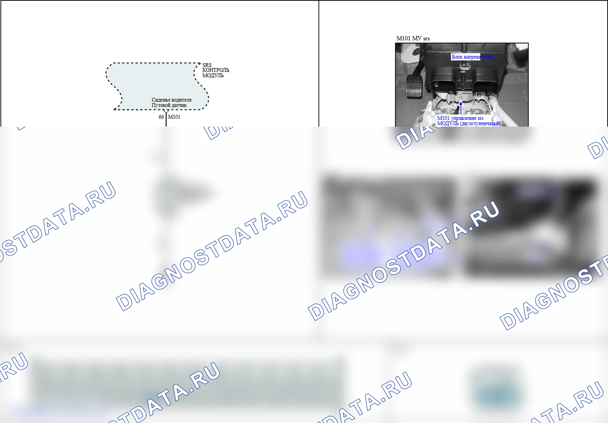 B1387: STPS (датчик положения салазок сиденья) - короткое замыкание привода на массу. Hyundai Accent LC