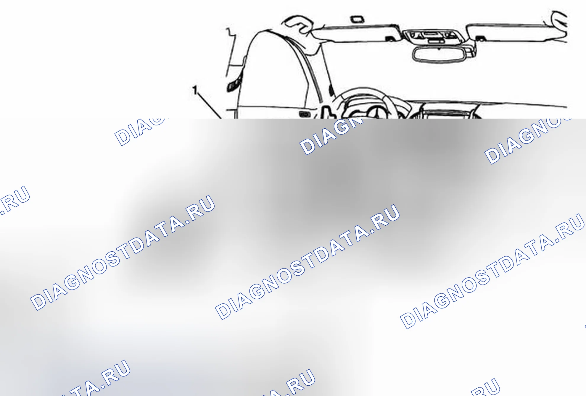 Рис. 68: Замена накладки подоконника передней боковой двери. Cadillac ATS I