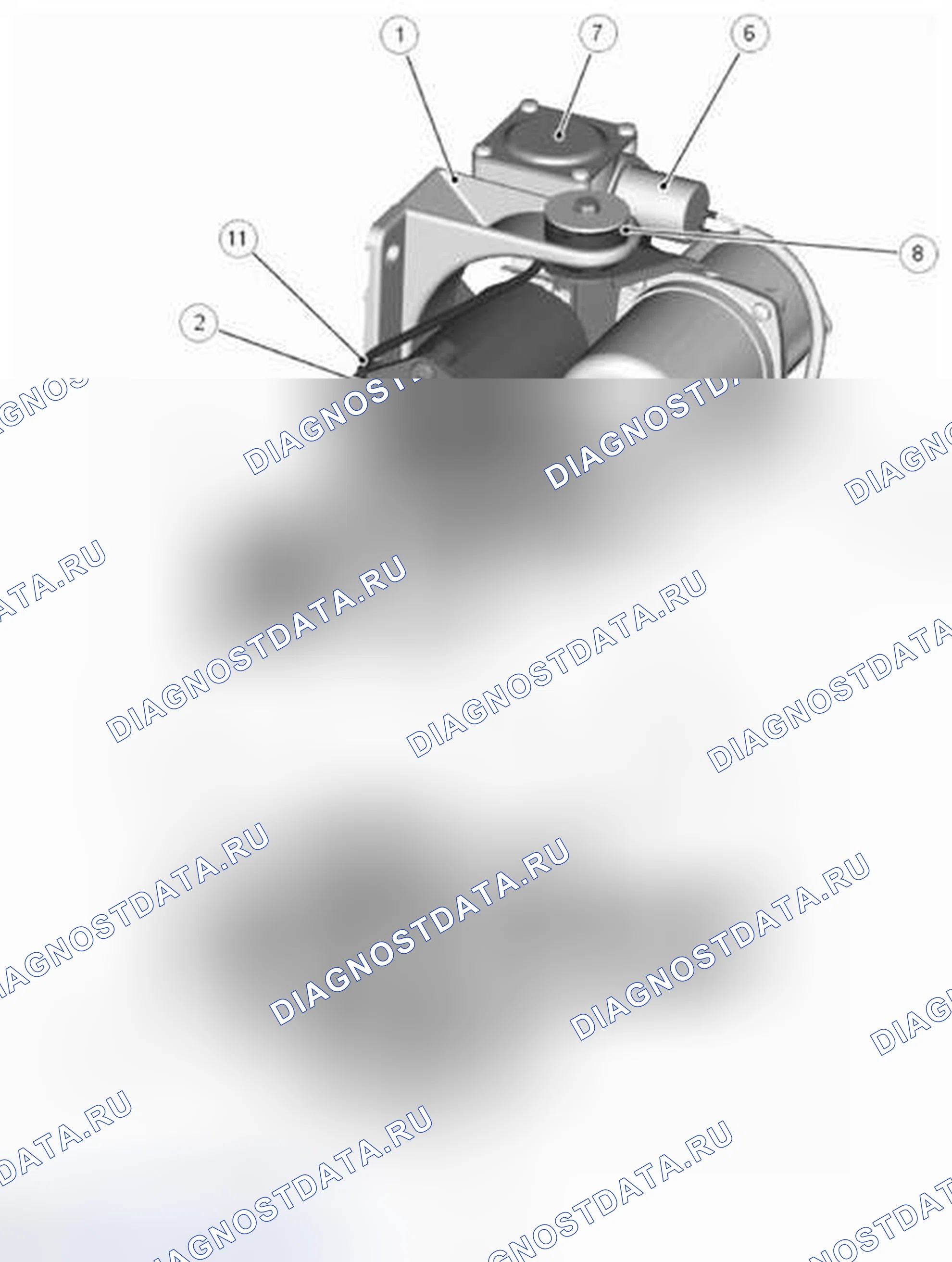 Рис. 36: БЛОК ПОДАЧИ ВОЗДУХА. Land Rover Range Rover Sport I