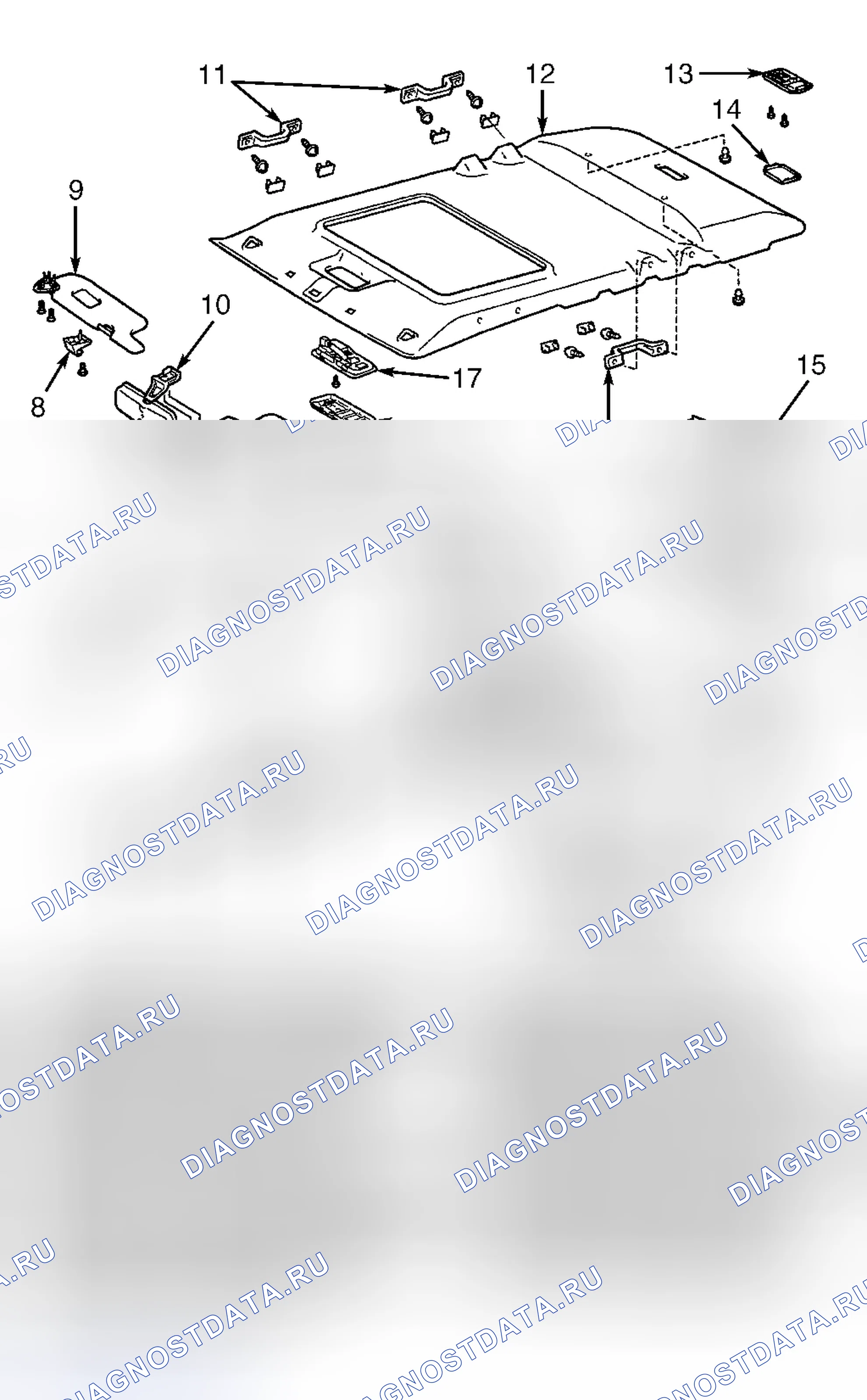 Рис. 19: Установка (RAV4). Toyota Avalon XX10 рестайлинг