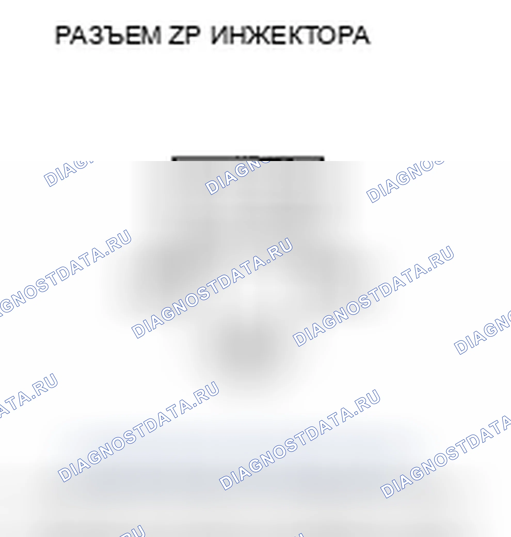 Рис. 109: расшифровка кода ошибки P0201, P0202, P0203, P0204: Неисправность схемы инжектора цилиндра № 1; инжектор цилиндра № 2. Honda Fit GE