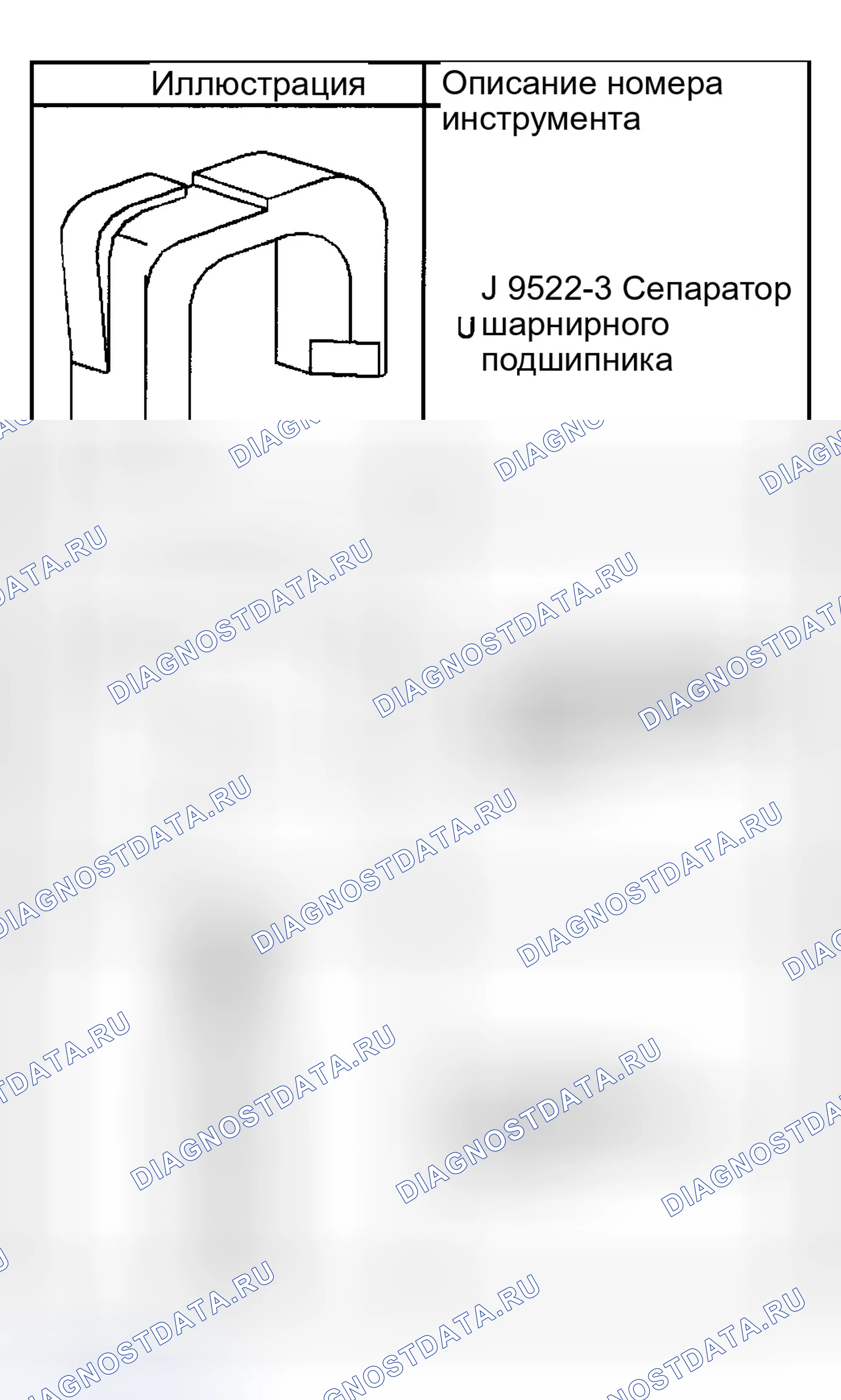 Рис. 37: СПЕЦИАЛЬНЫЕ ИНСТРУМЕНТЫ И ОБОРУДОВАНИЕ. GMC Sierra 2500 
