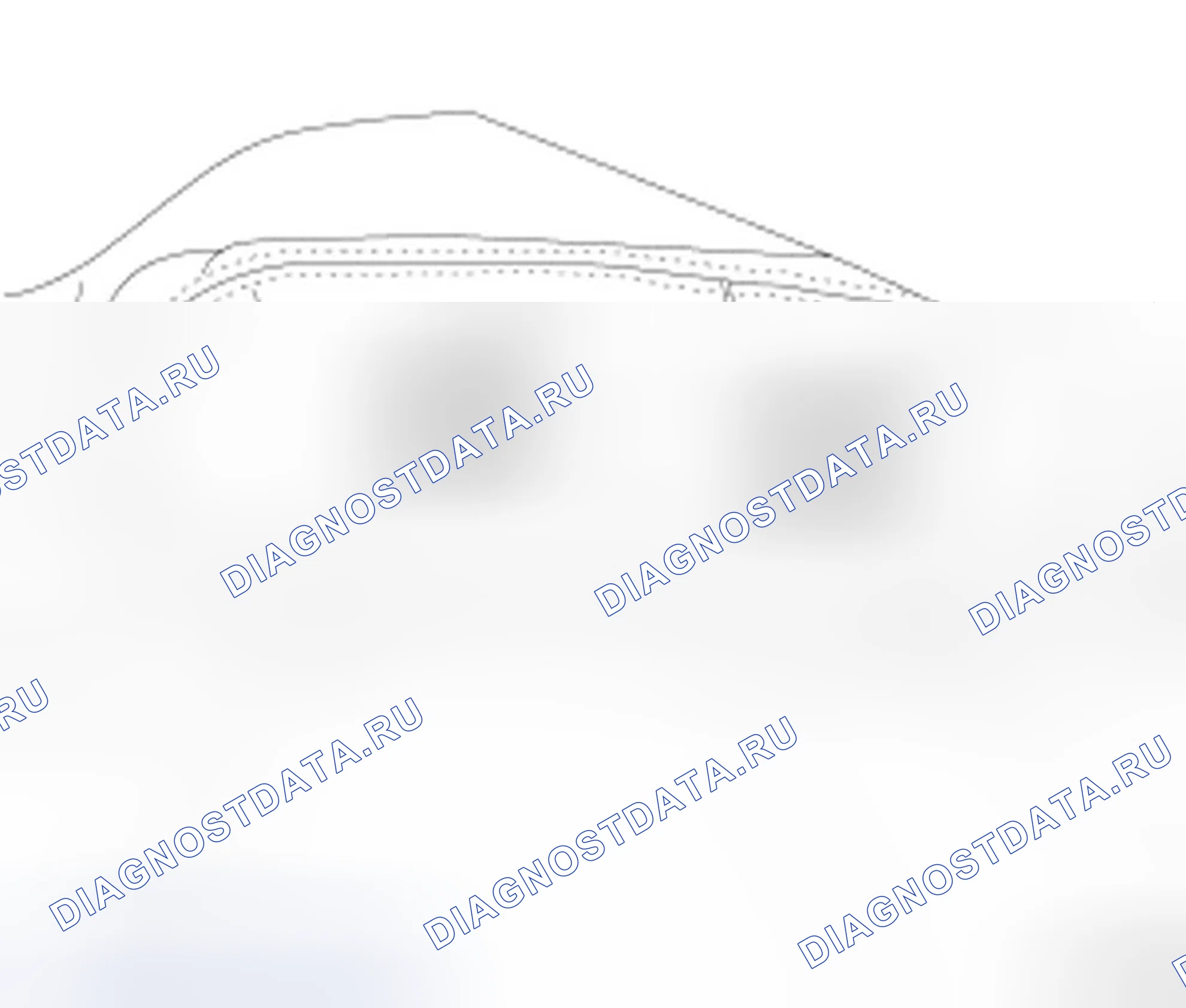 Рис. 488: СПИНКА ПОДУШКИ / ЧЕХЛА - ПЕРЕДНЯЯ ЧАСТЬ. Dodge Magnum I рестайлинг
