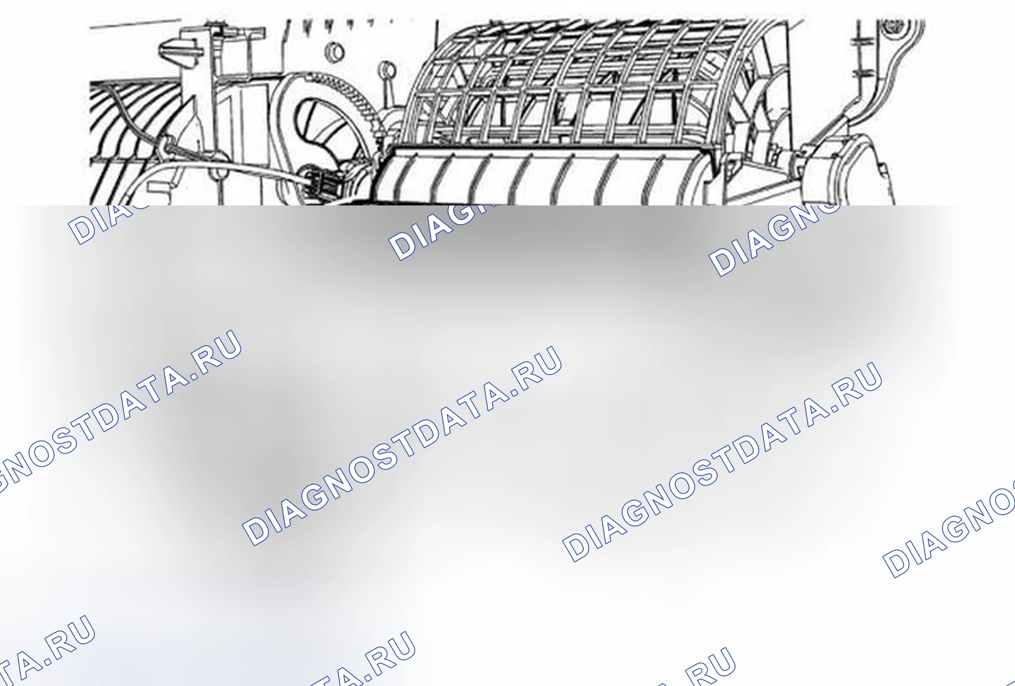 Рис. 26: Замена воздушного фильтра пассажирского салона (Lhd). Chevrolet Sonic I
