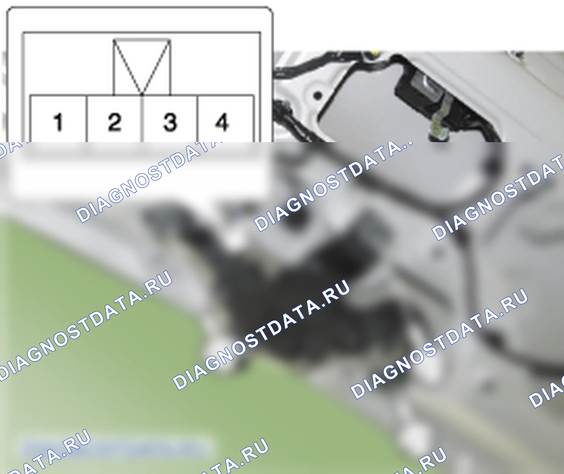 Проверка электродвигателя заднего стеклоочистителя. Hyundai GRAND i10/Xcent BA