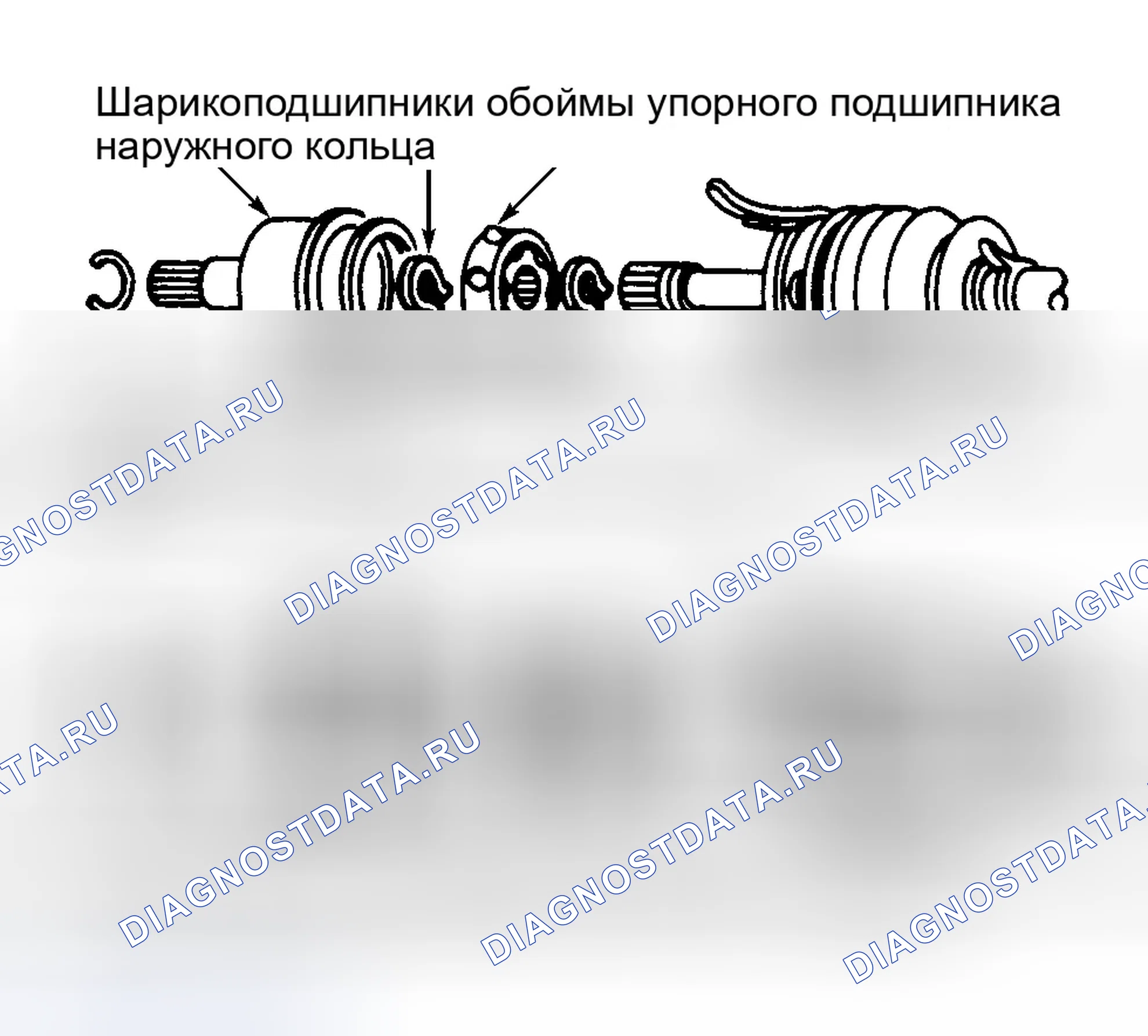 Рис. 13: Разборка (зонд - фиксированное соединение CV). Ford Escort V рестайлинг