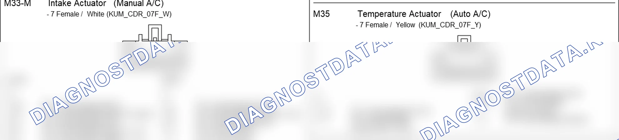 Распиновка разъёма M35 — основного жгута. Hyundai GRAND i10/Xcent BA
