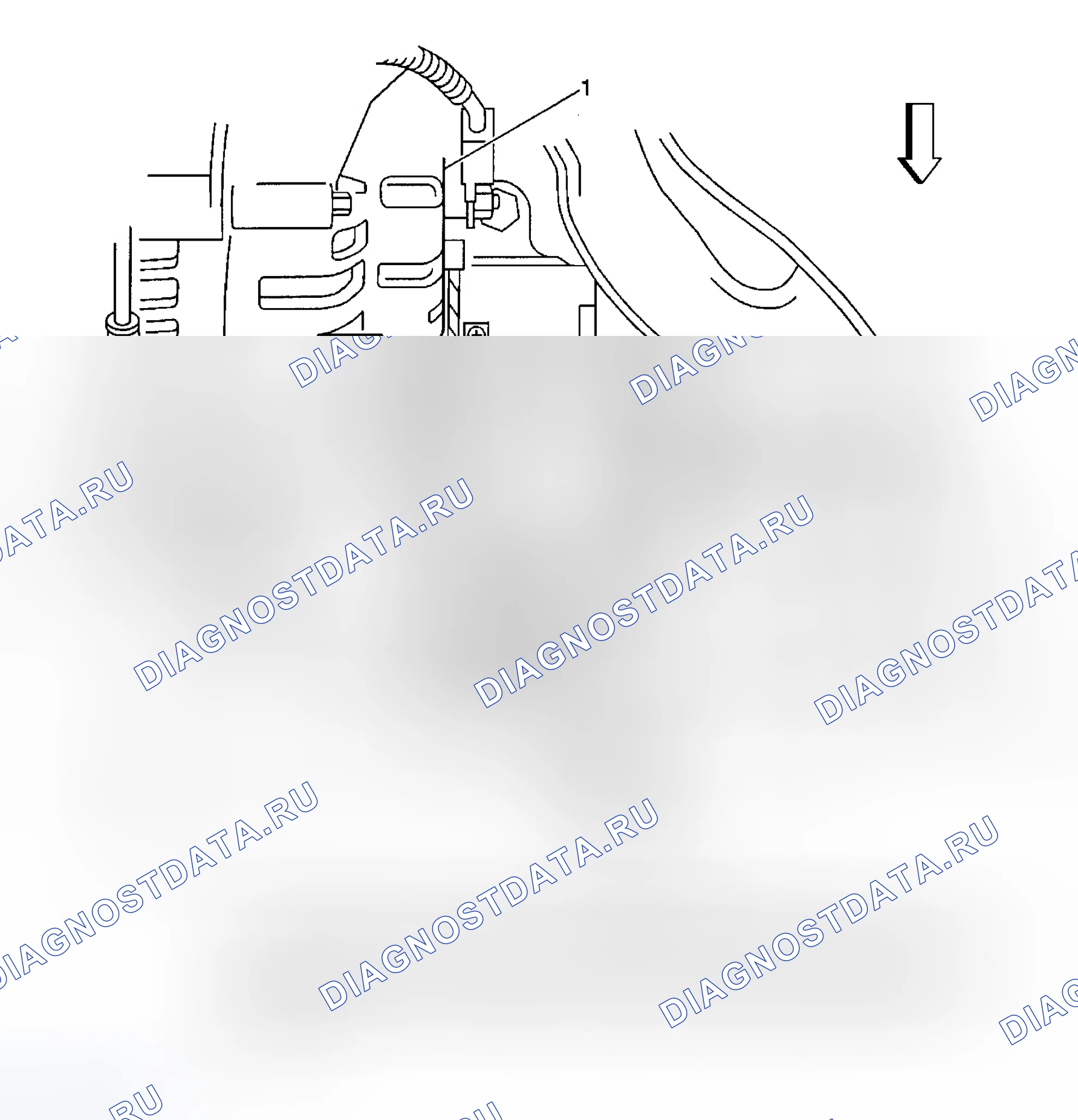 Рис. 4: РАСПОЛОЖЕНИЕ КОМПОНЕНТОВ. Cadillac Seville V