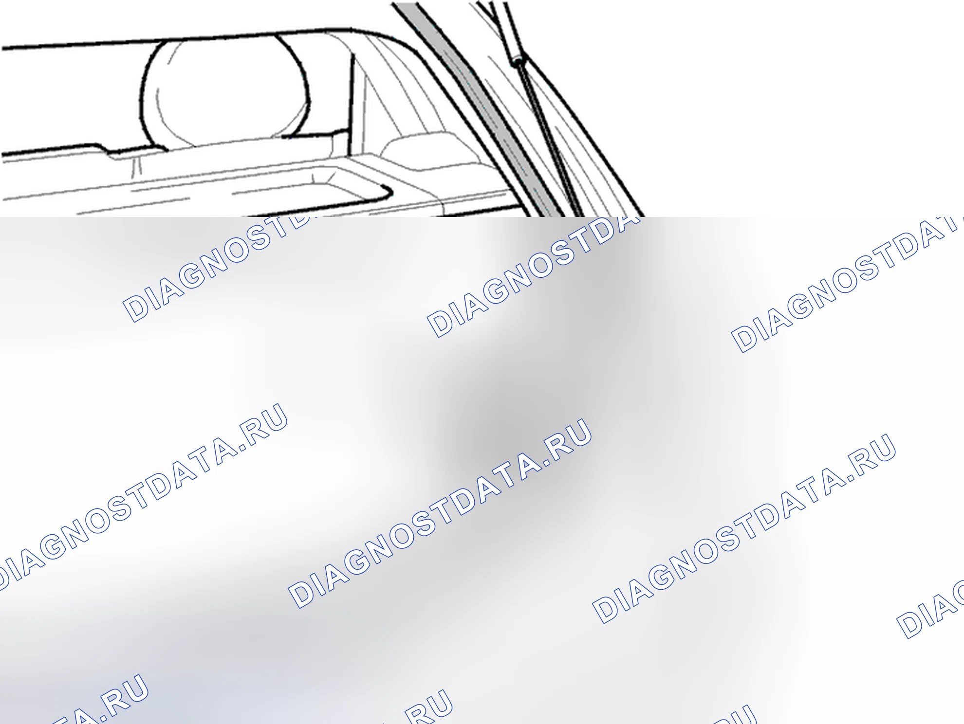 Рис. 83: Замена крышки багажника / погодной планки задней двери. Volvo S40 I рестайлинг