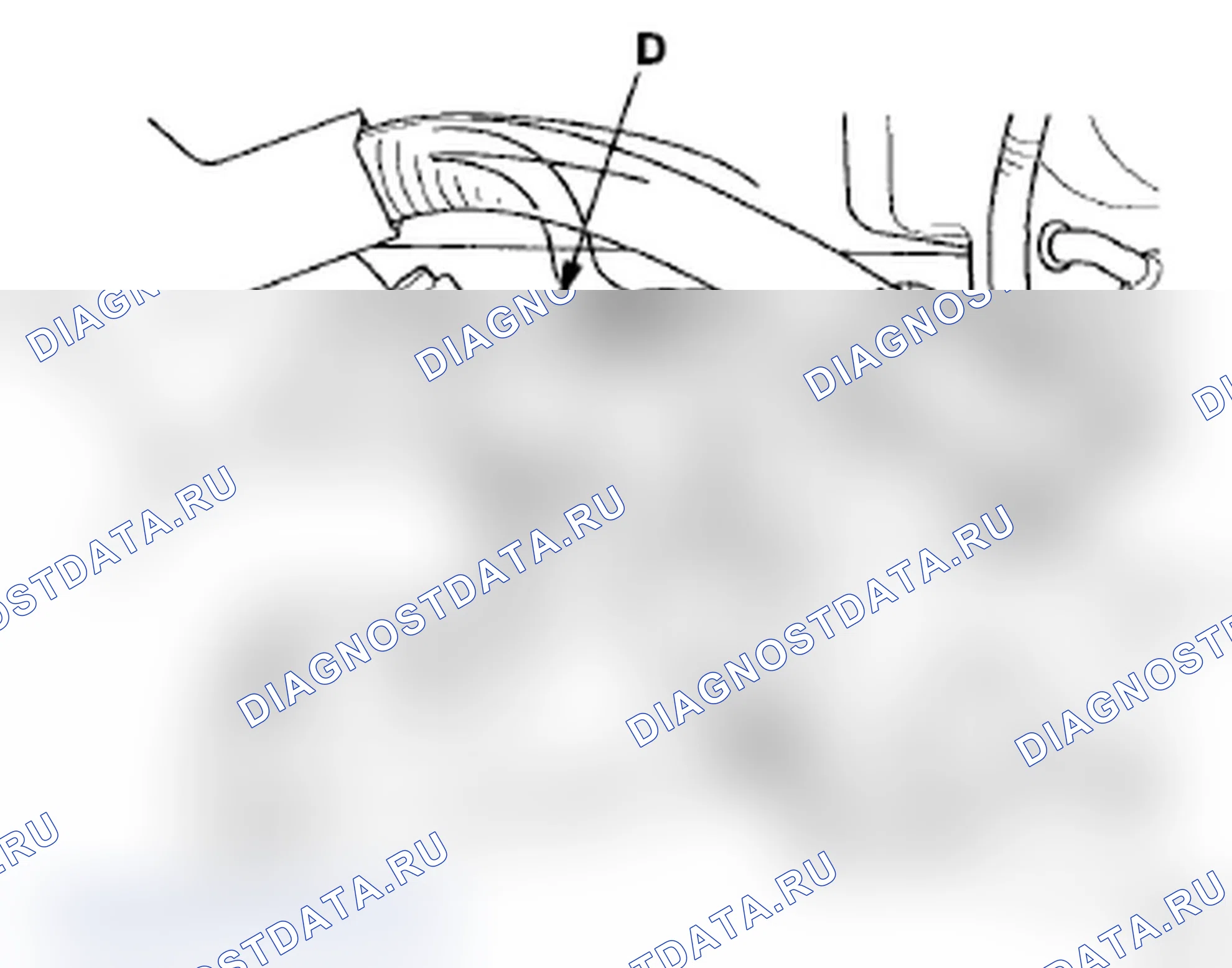 Рис. 14: Замена прохода для воды. Acura RL II рестайлинг