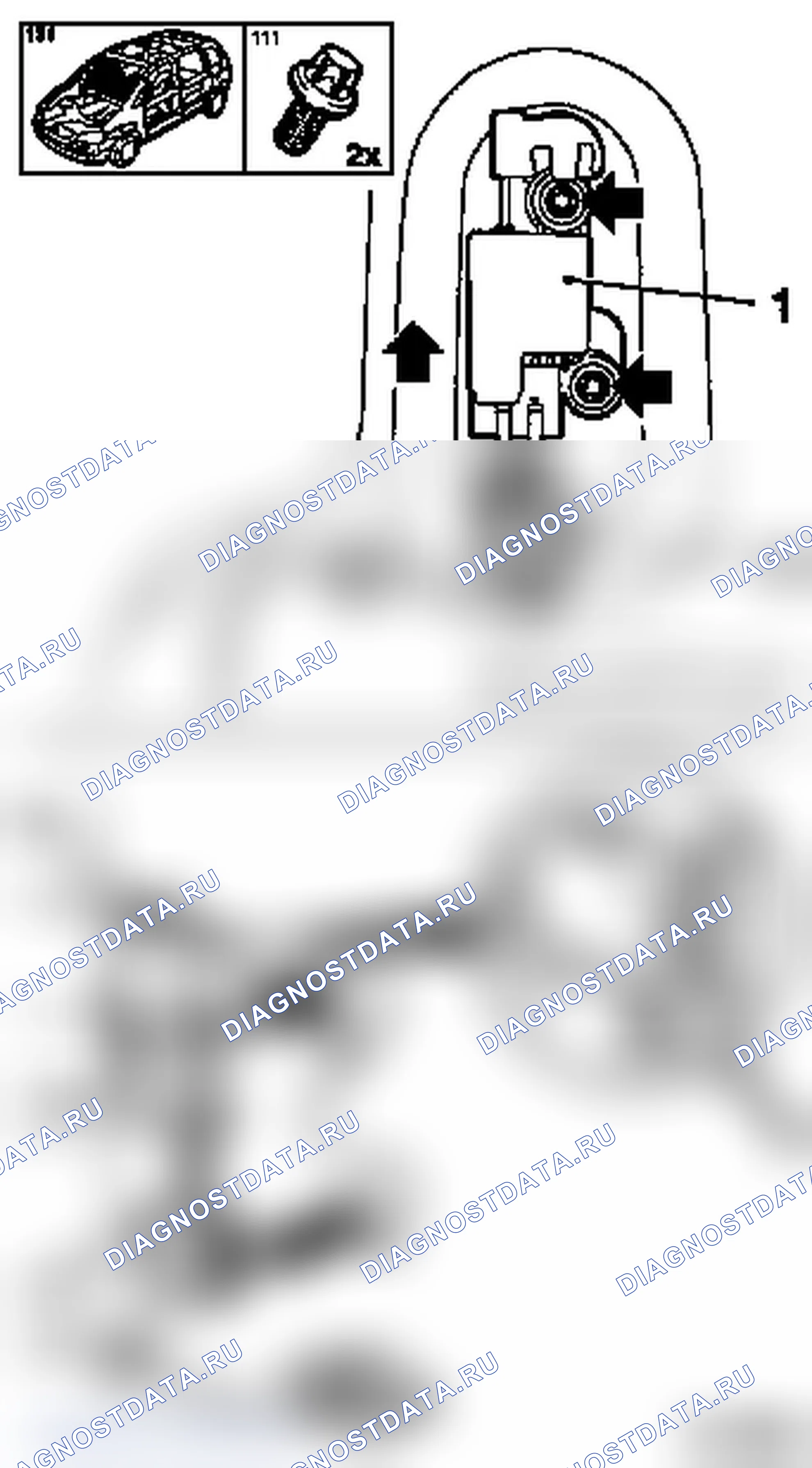 Снять и установить датчик боковой подушки безопасности (модель F 08, F 68). Opel Corsa C