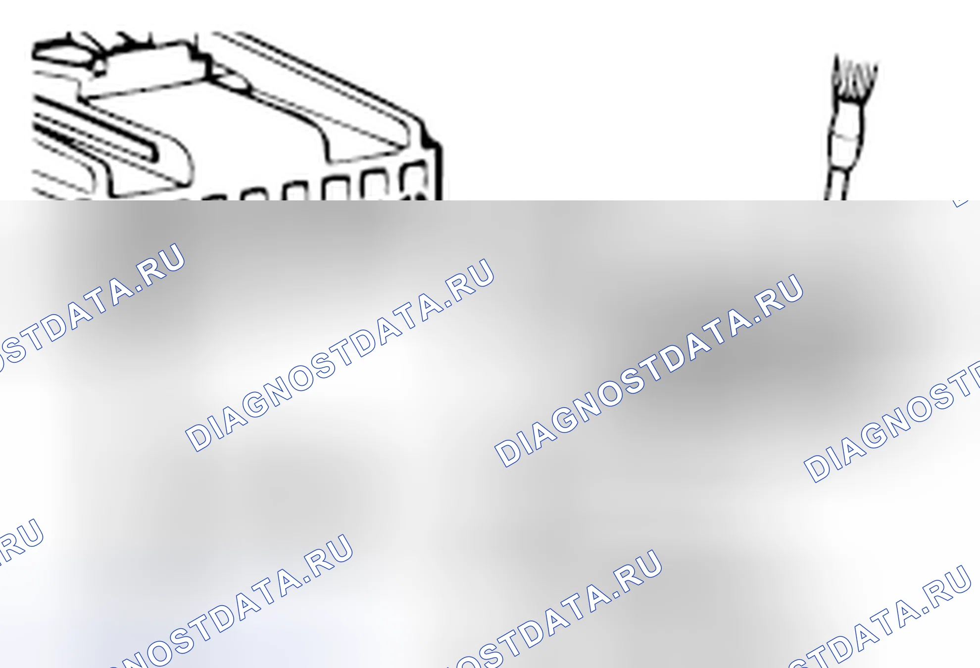 Рис. 13: РАЗЪЕМ КОМПЬЮТЕРА. Mitsubishi Lancer Ralliart X