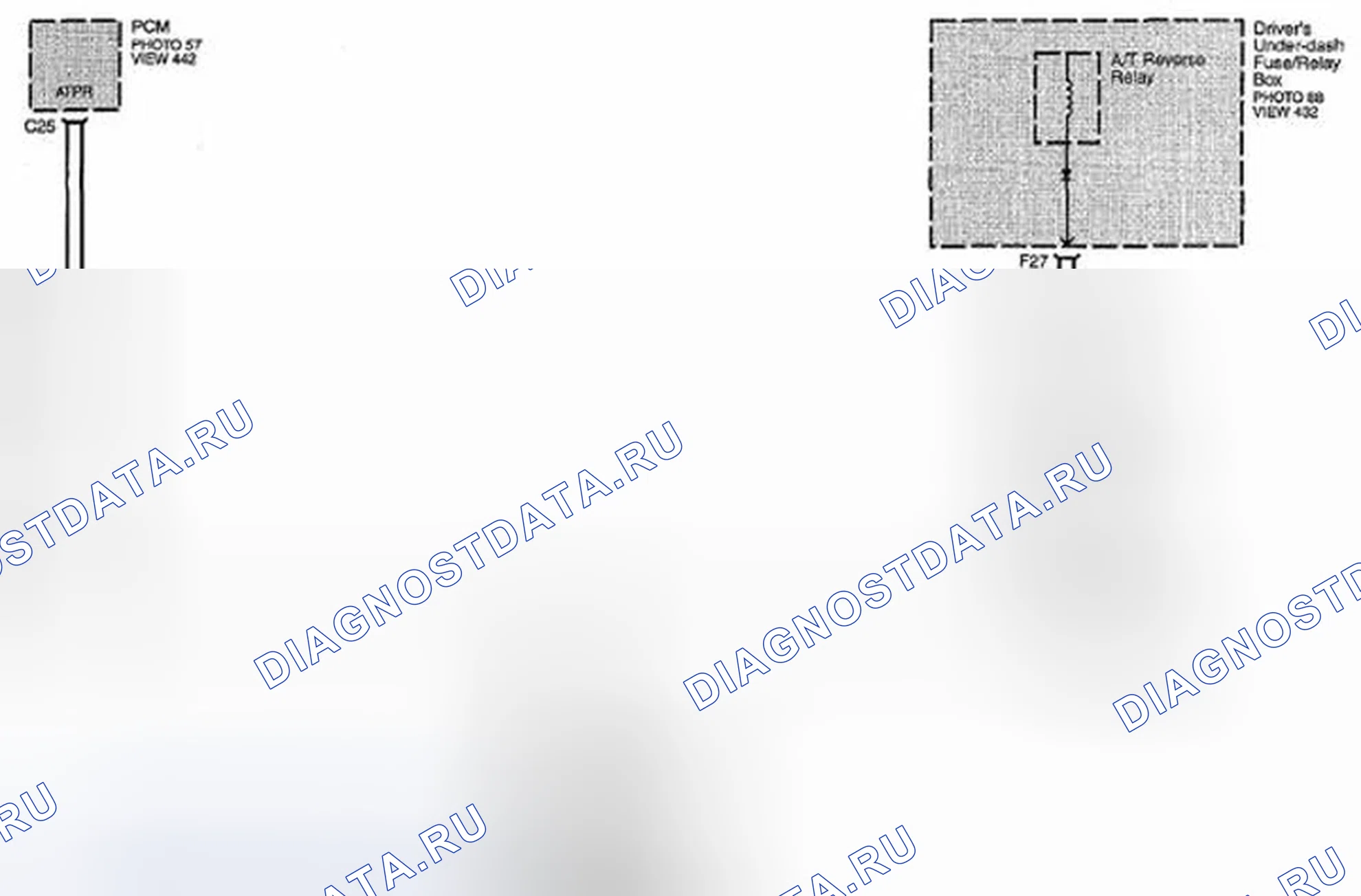 Рис. 53: Принципиальная схема обратного положения АКПП (стр. 15). Acura ZDX I