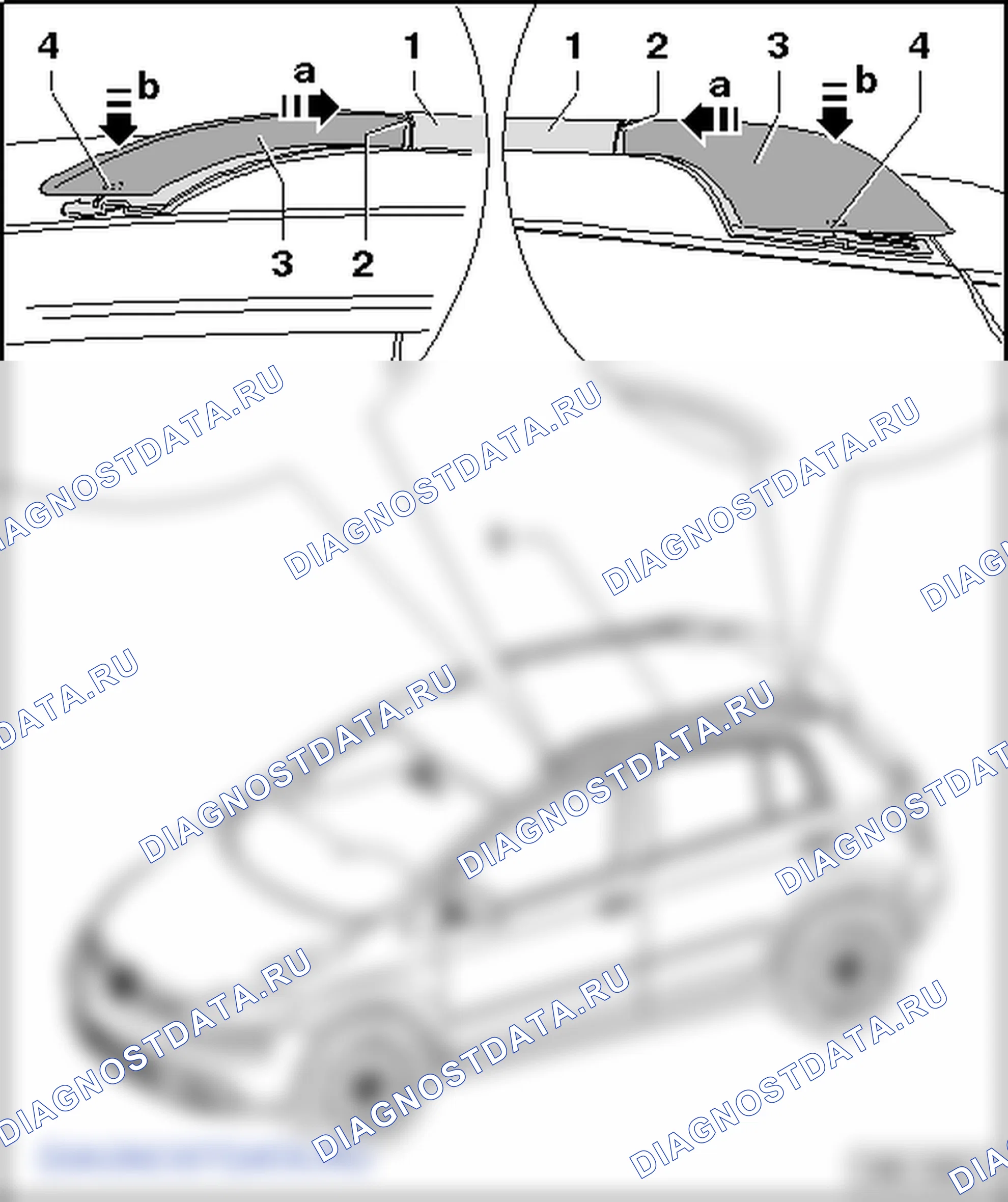 Релинг. Volkswagen Golf Plus I