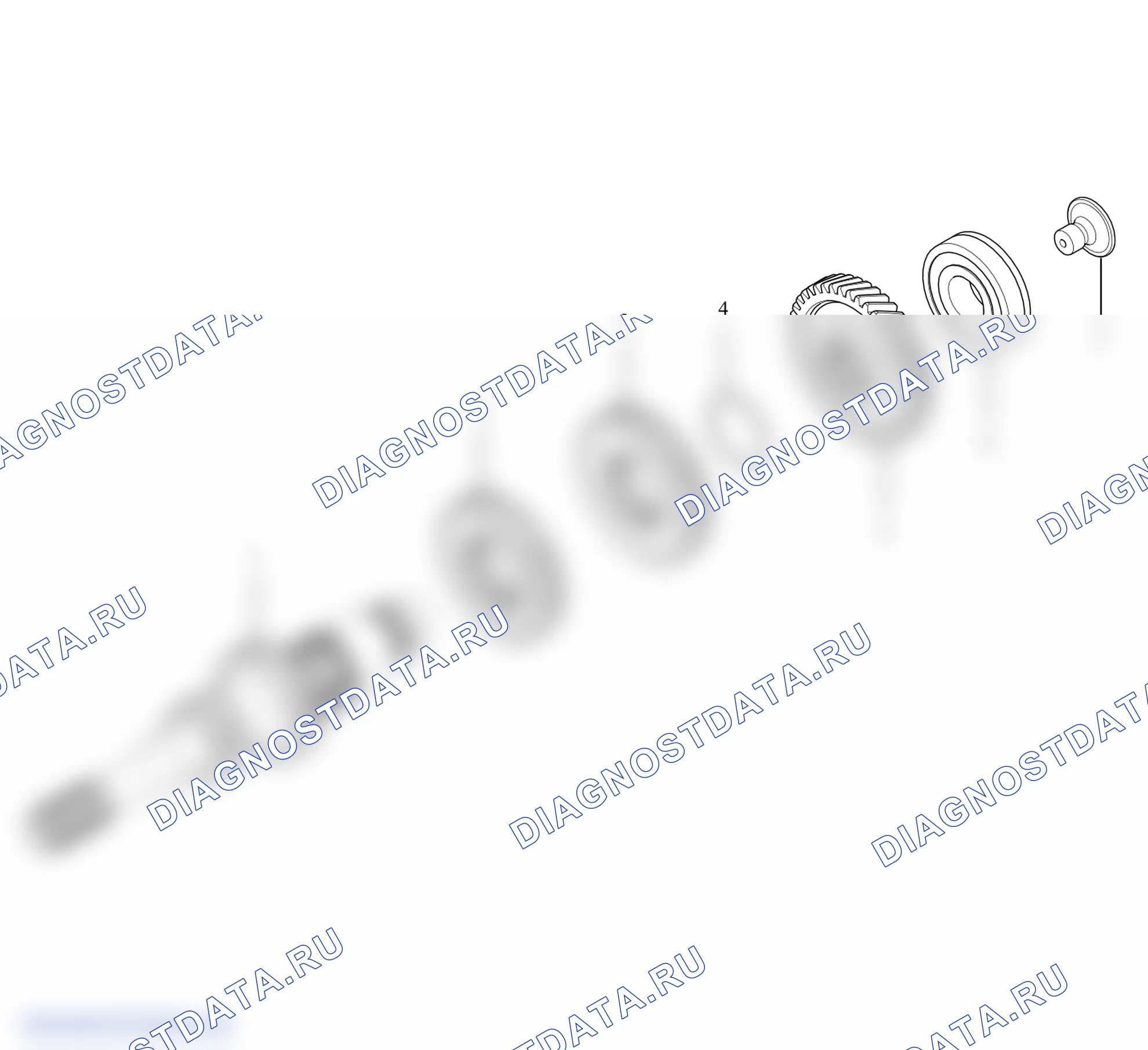Схема расположения входного узла вала — Haval H4. Haval H4 I