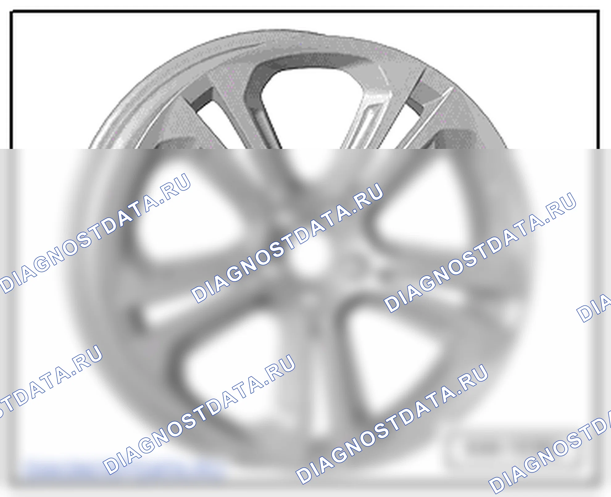 Обод - 8.5 Дж x 20. Audi Q5 II