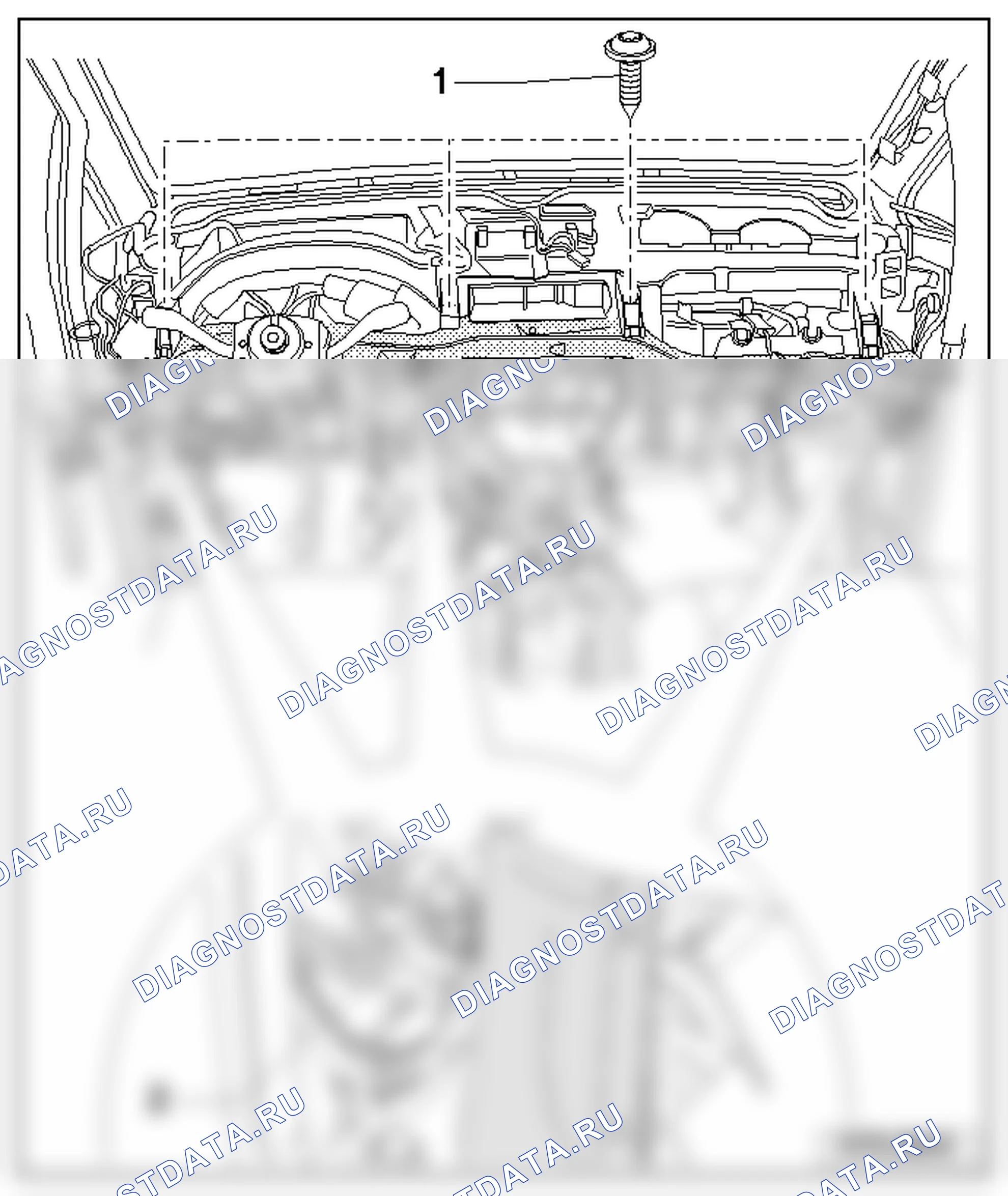 Приборная панель (общий ремонт кузова, внутренняя часть) (см. 2). SEAT Alhambra I