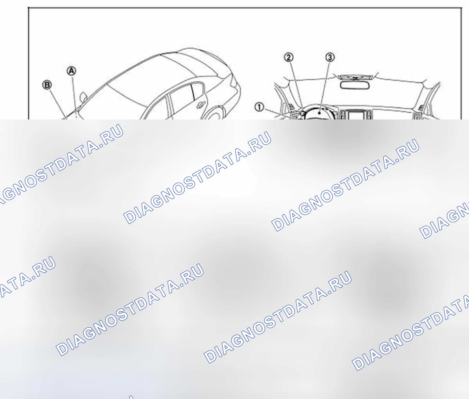 Рис. 31: Расположение компонентов. Infiniti G35 IV