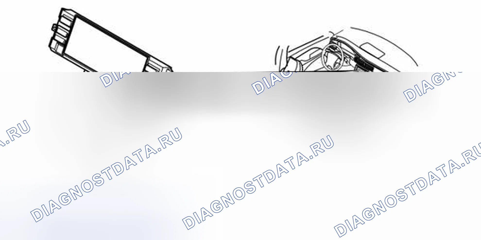 Рис. 157: РАСПОЛОЖЕНИЕ КОМПОНЕНТОВ. Volvo S80 II