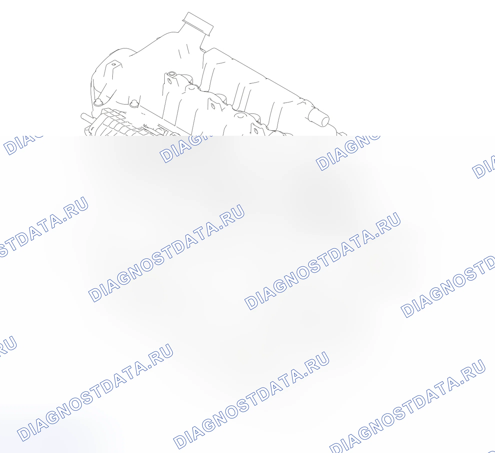 Схема расположения датчика температуры ОЖ — Great Wall Wingle-5. Great-Wall Wingle 5 I